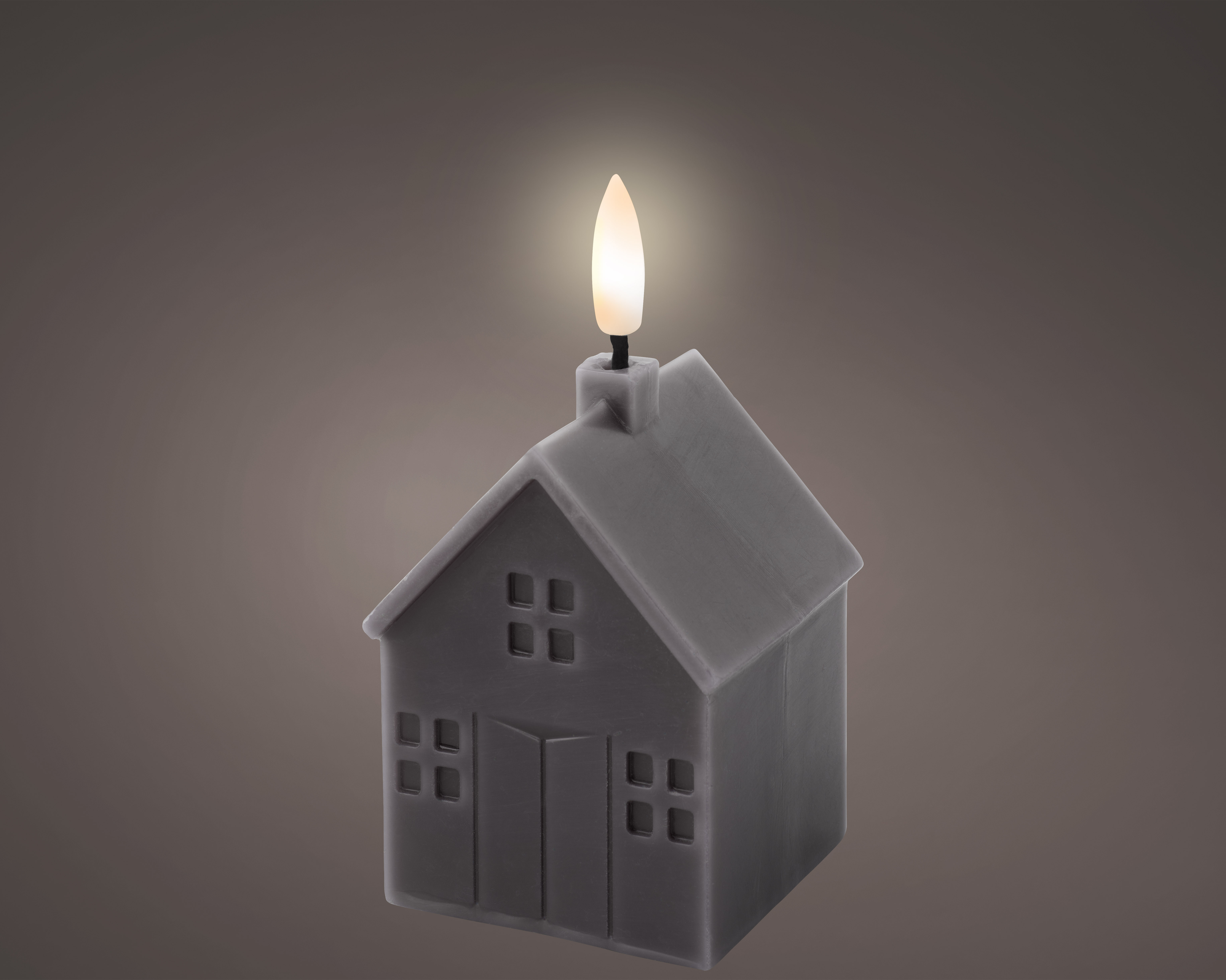 LED Kerze Haus