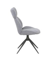 Vierfußstuhl, grau - Mirna