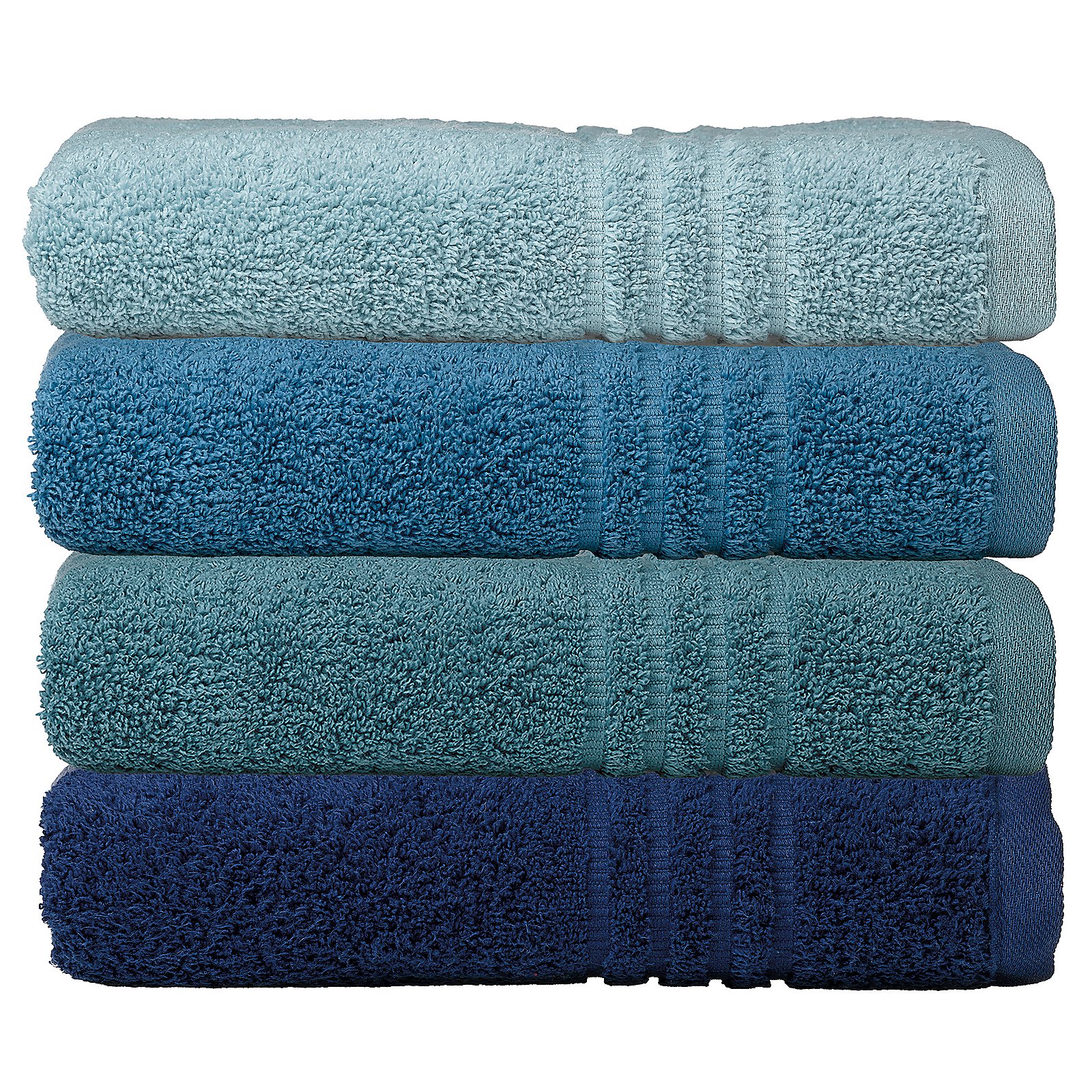 Waschhandschuh Leonora 21x15 cm - 100%Baumwolle Premium niagarablau