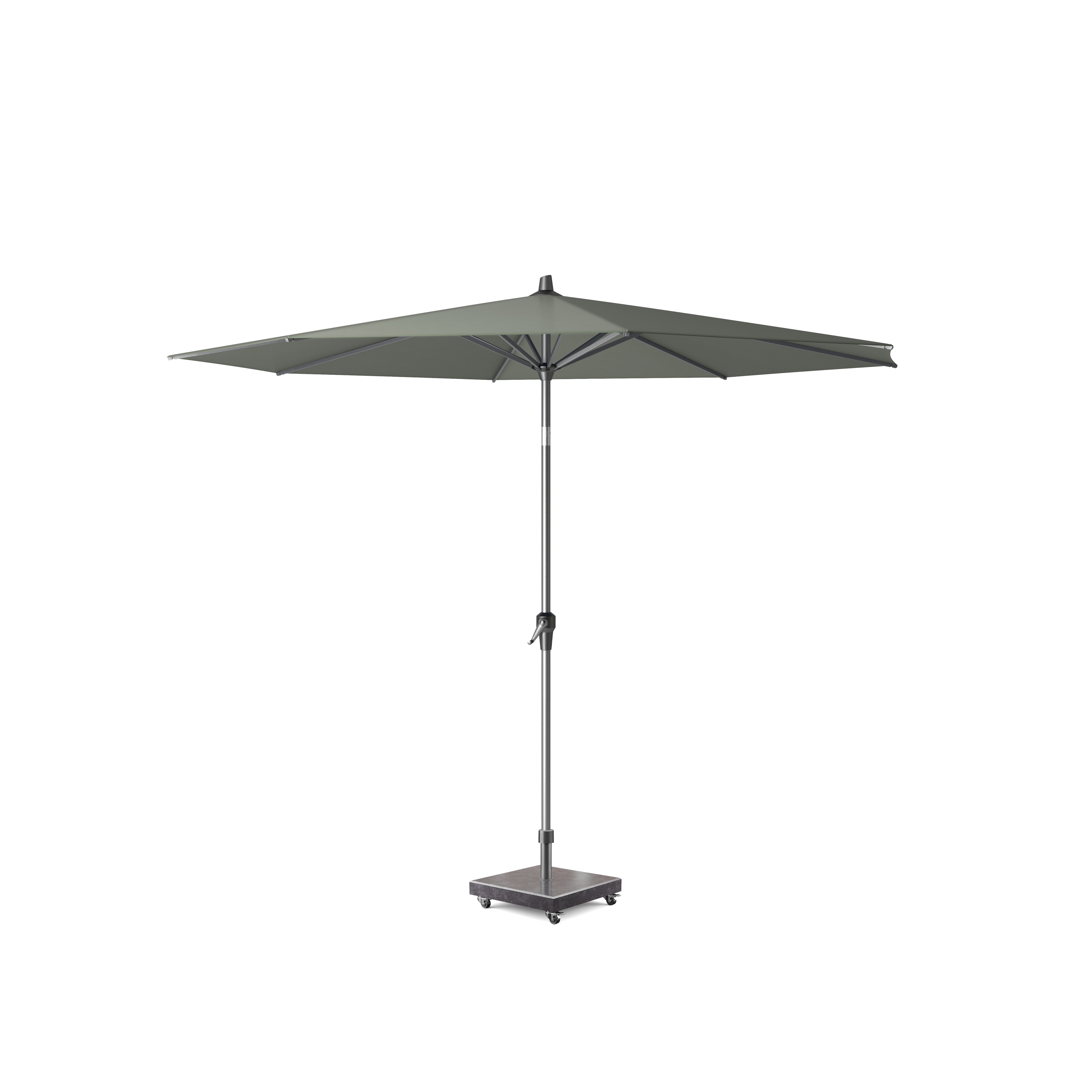 Mittelstockschirm, Ø 250 cm, olive - Riva