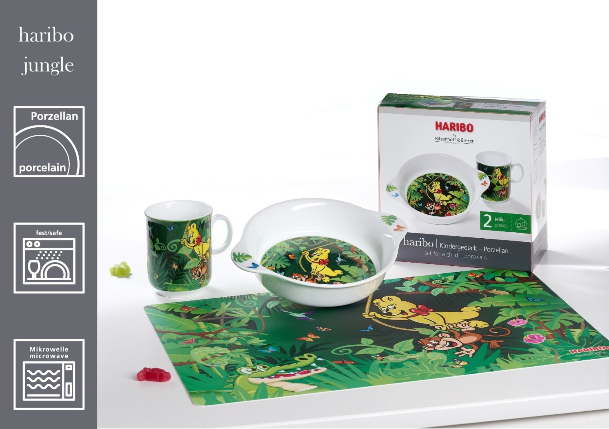 Tischset HARIBO - 45 x 30 cm Jungle