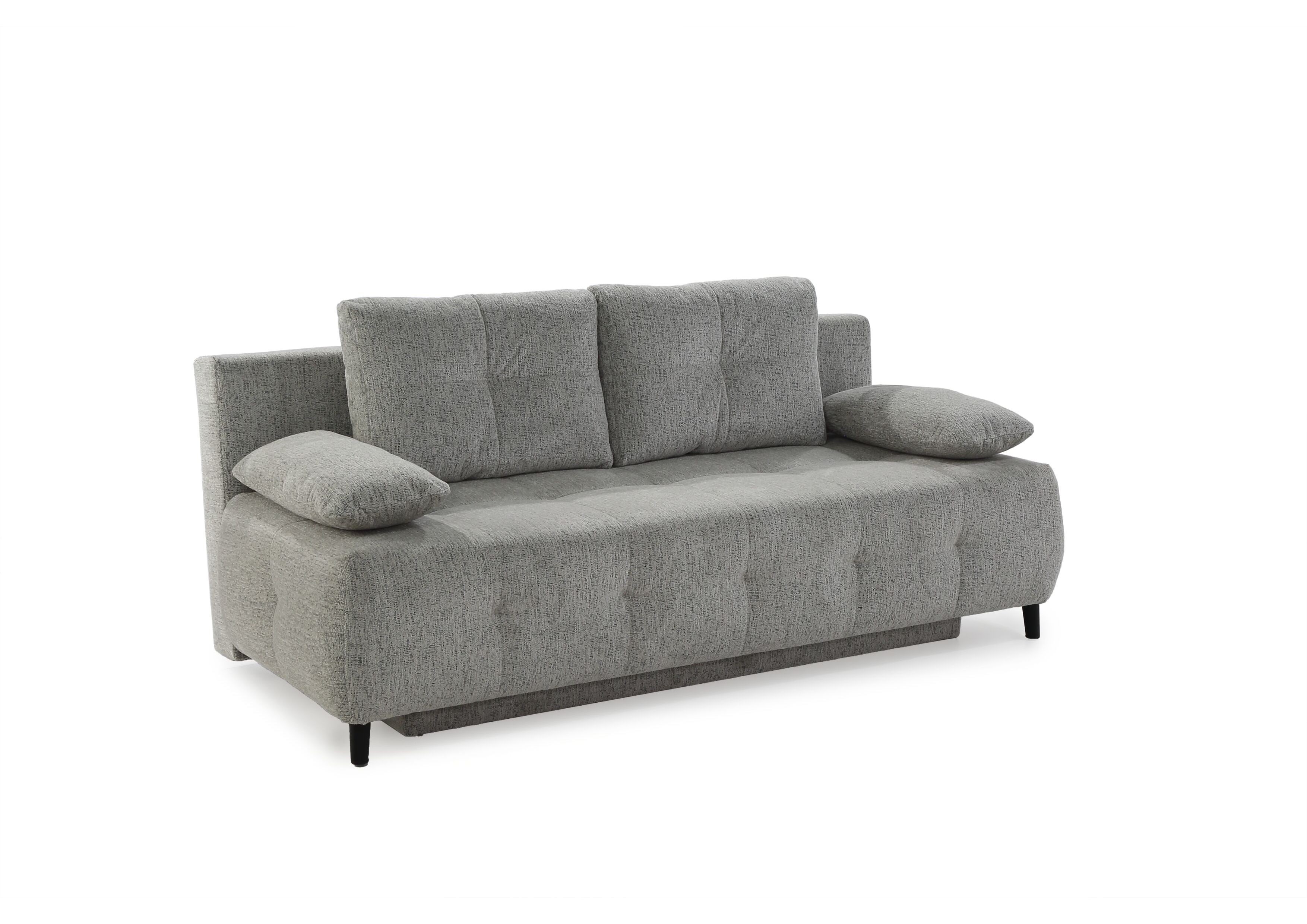 Funktionssofa, Stoff hellgrau, Federkern - MyStyle 2194