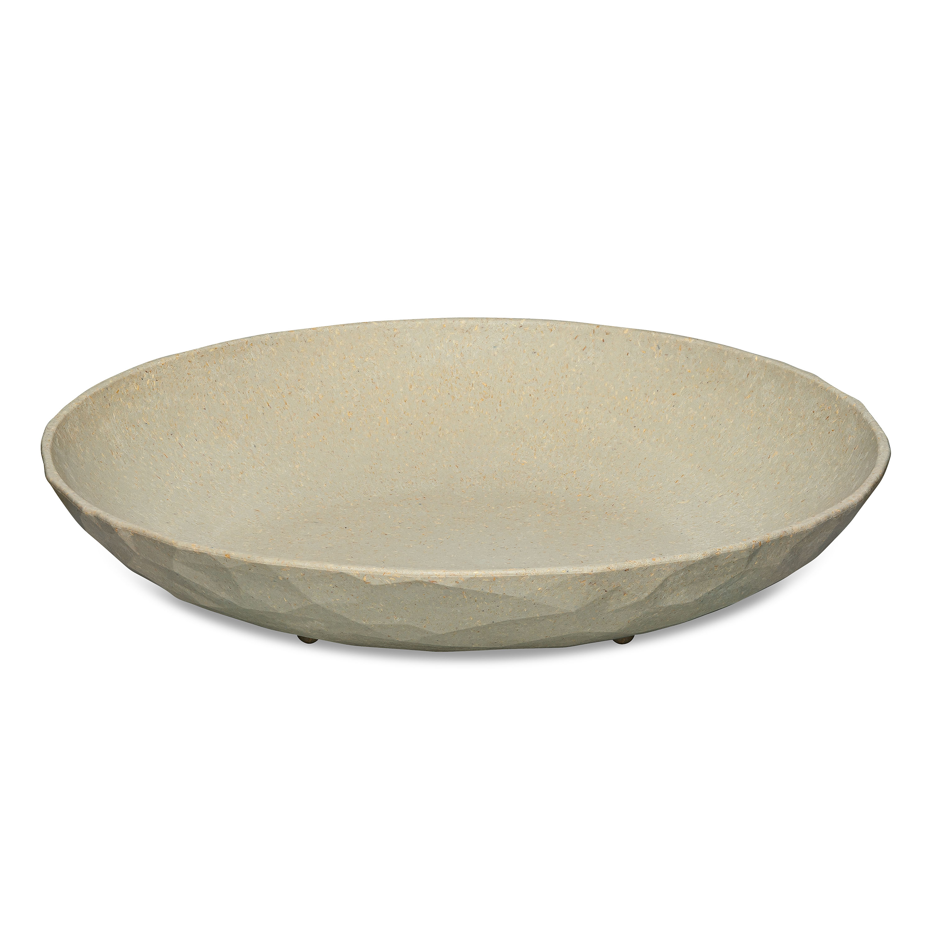 Tiefer Teller 22 cm,  nature desert sand - 4-er Set, stapelbar, 100% CO2-neutral