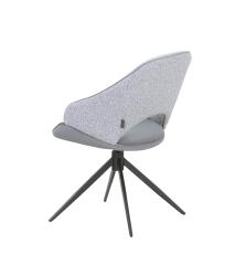 Vierfußstuhl, grau - Meriem