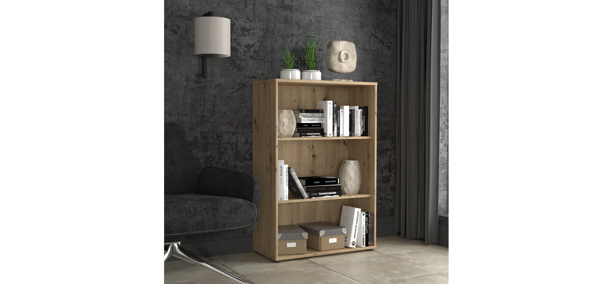 Regal, Artisan Eiche - Faik