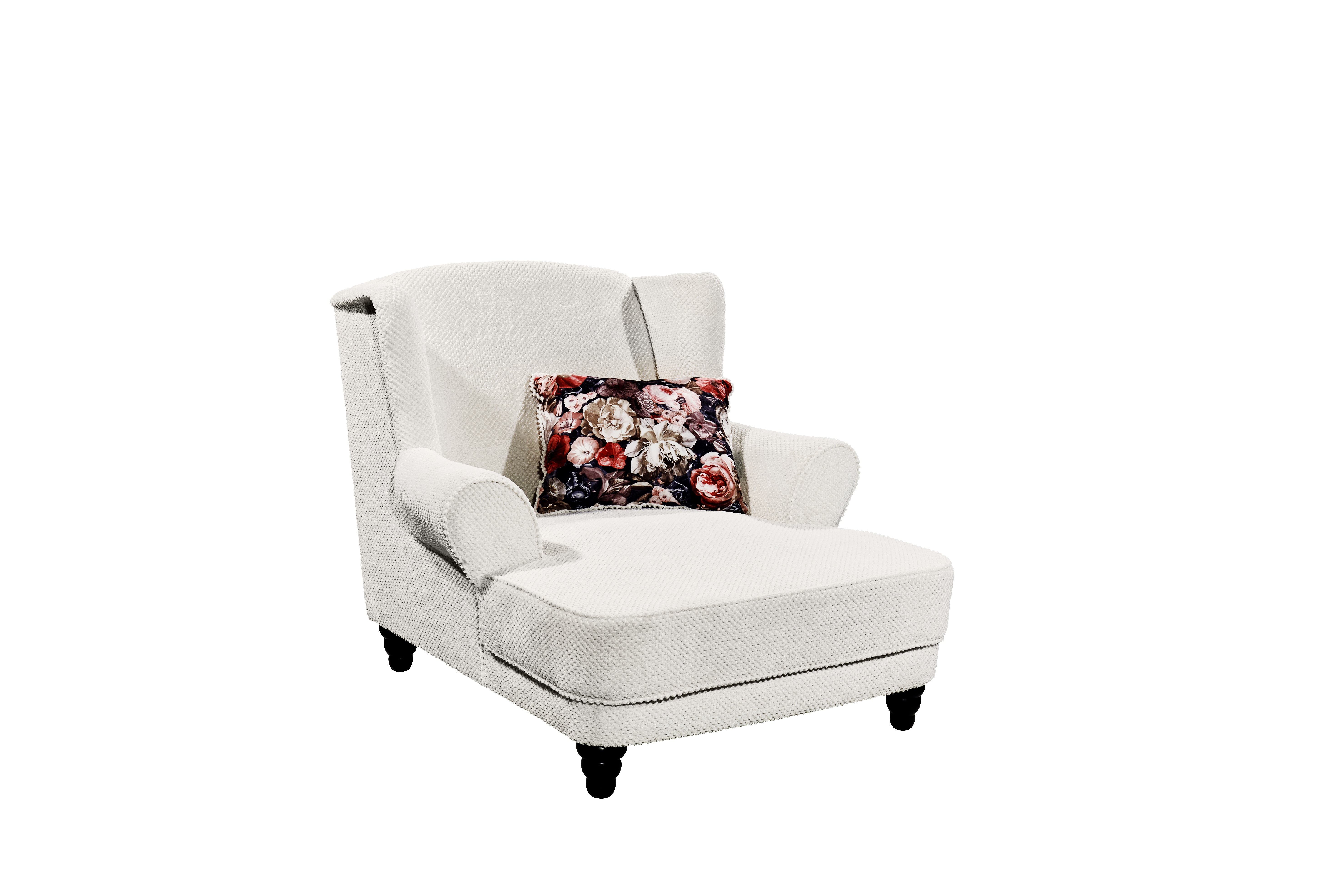 Loveseat, Stoff ivory / Flower - MyStyle 2012