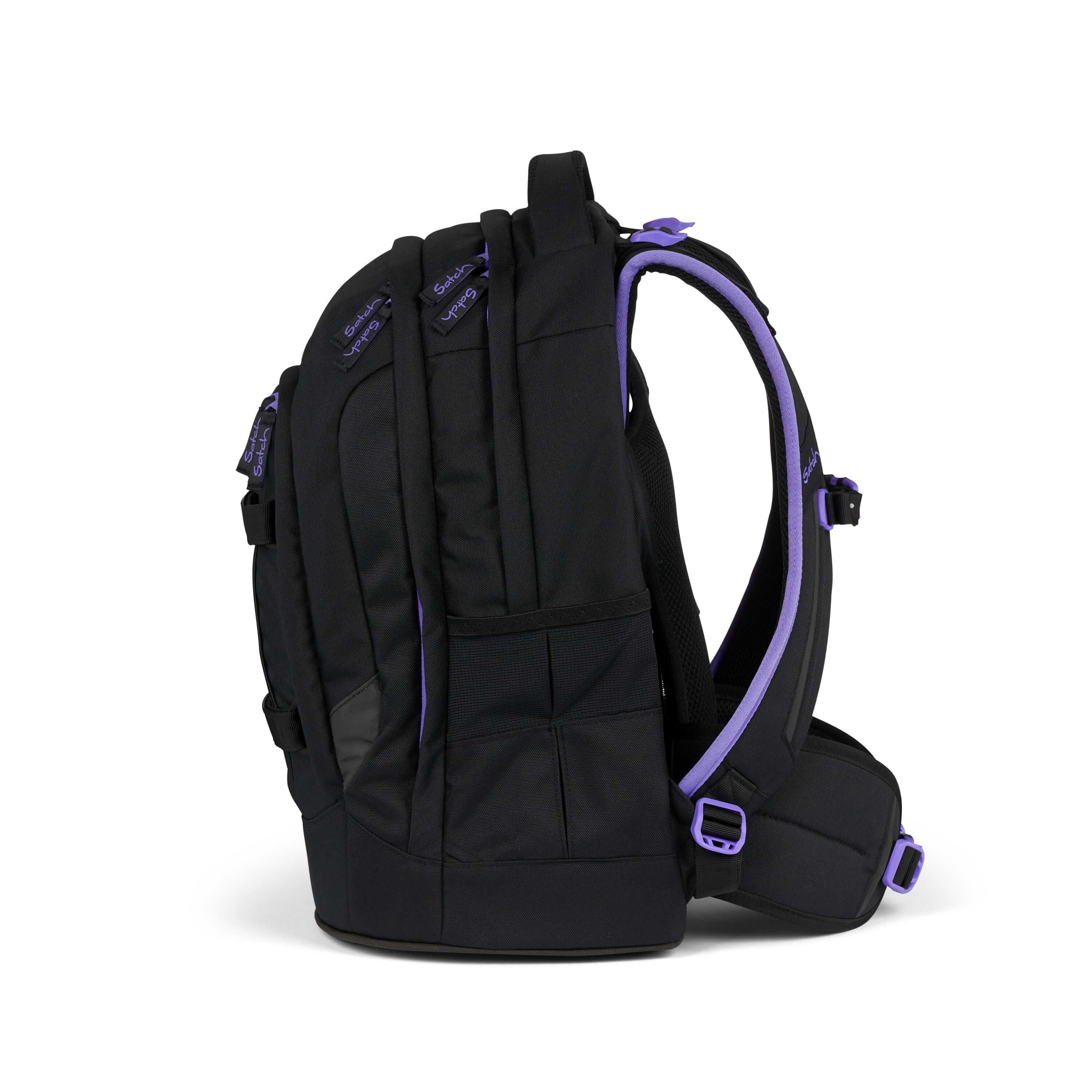 Schulrucksack Purple Phantom - schwarz