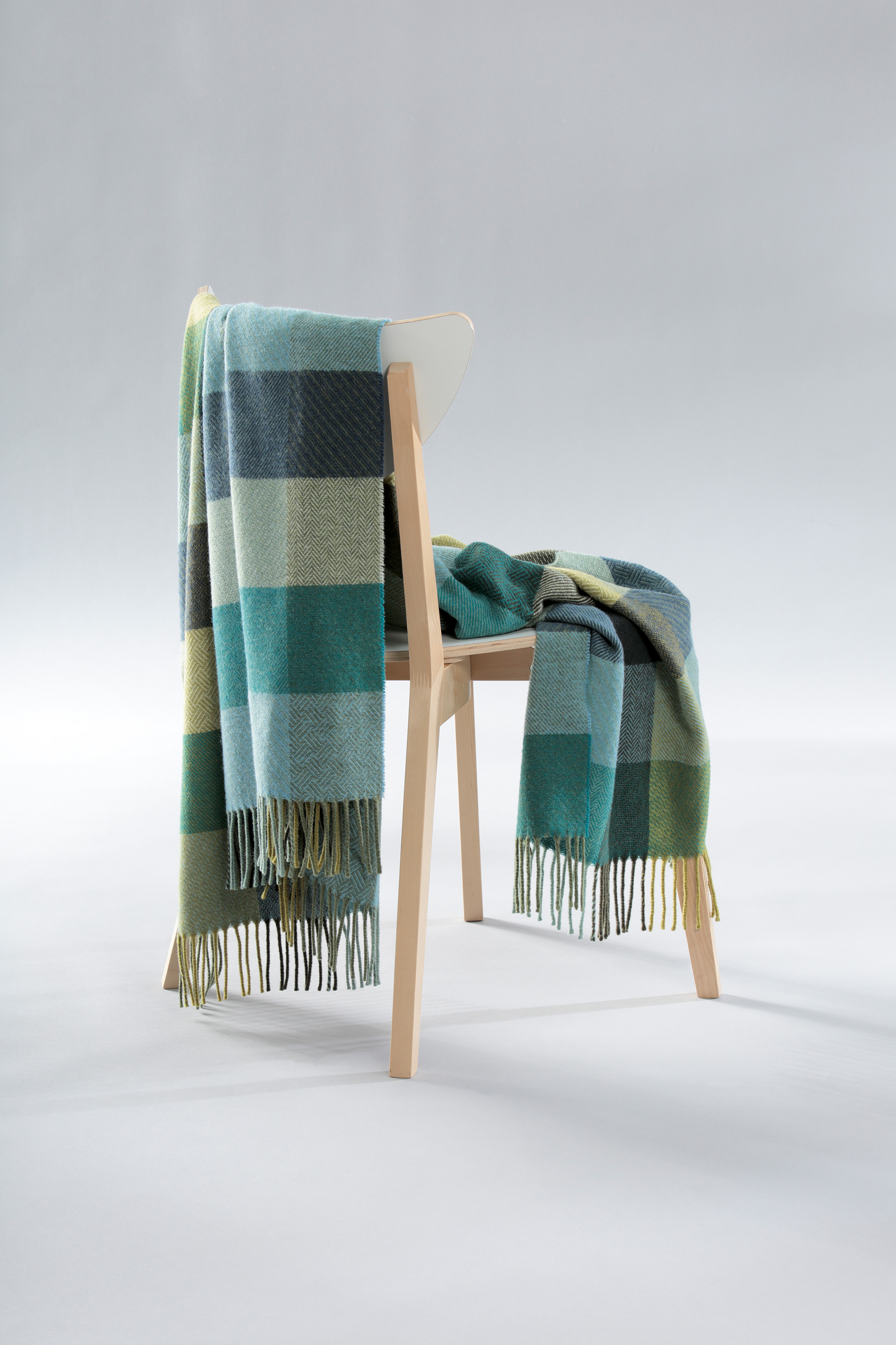 Plaid Green Shades - 130 x 170 cm