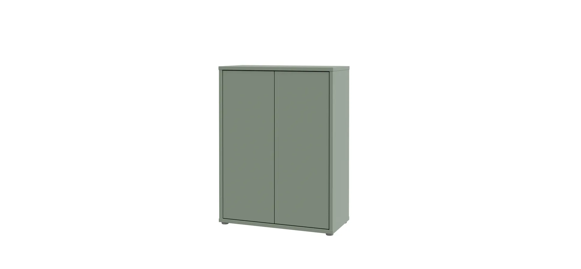 Schuhschrank, Salbei, 2 Türen - Faid