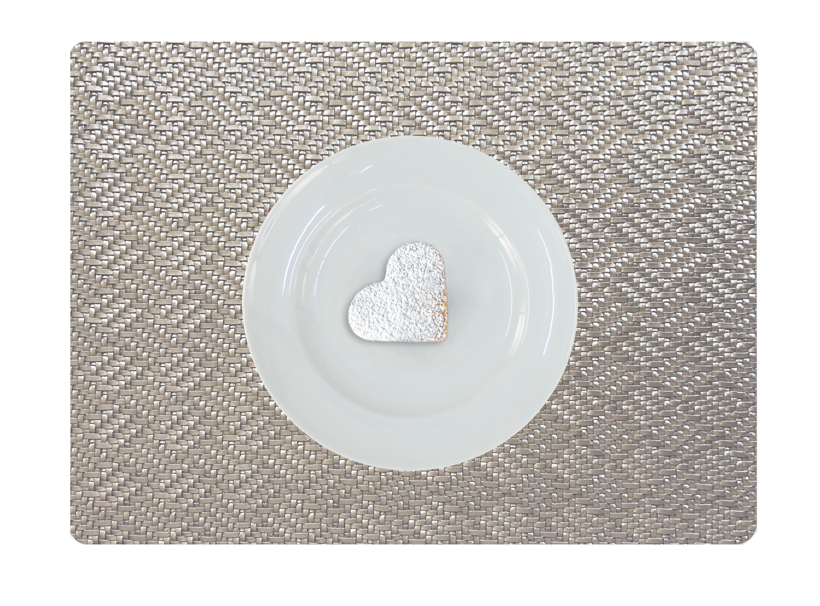 Platzset Metallico, ca. 35X46cm - taupe