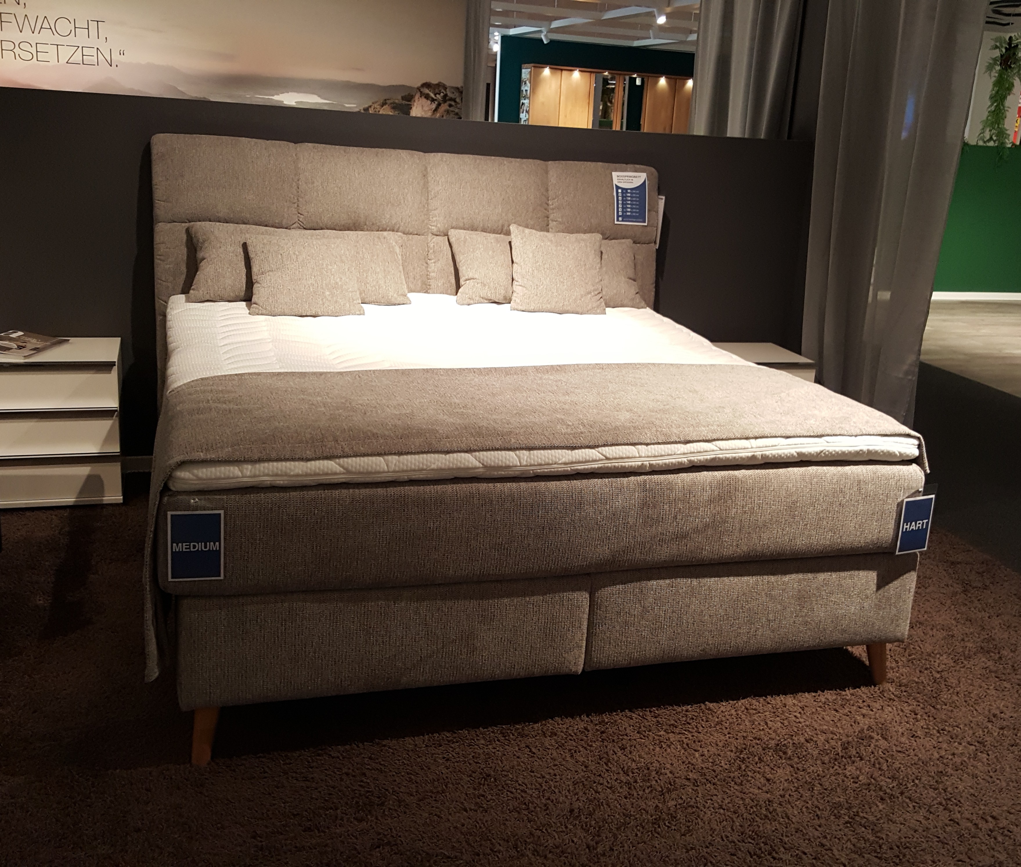 Boxspringbett, Liegefläche 180x200 cm - LS25 Arino