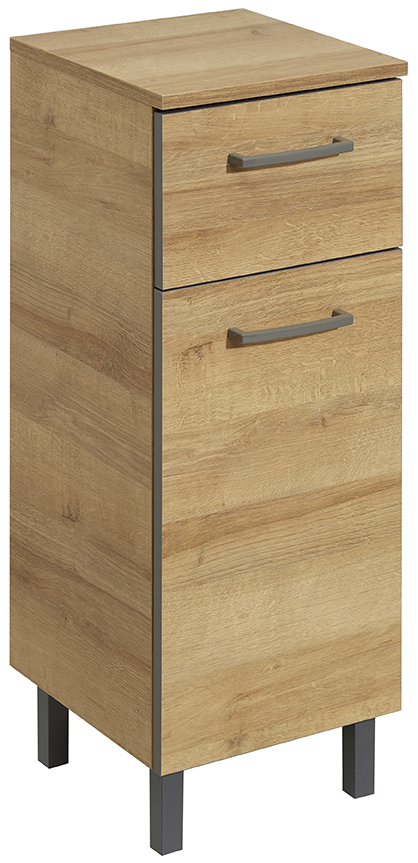 Unterschrank, Eiche, 1 Tür, 1 Schub - QUICKSET - 919