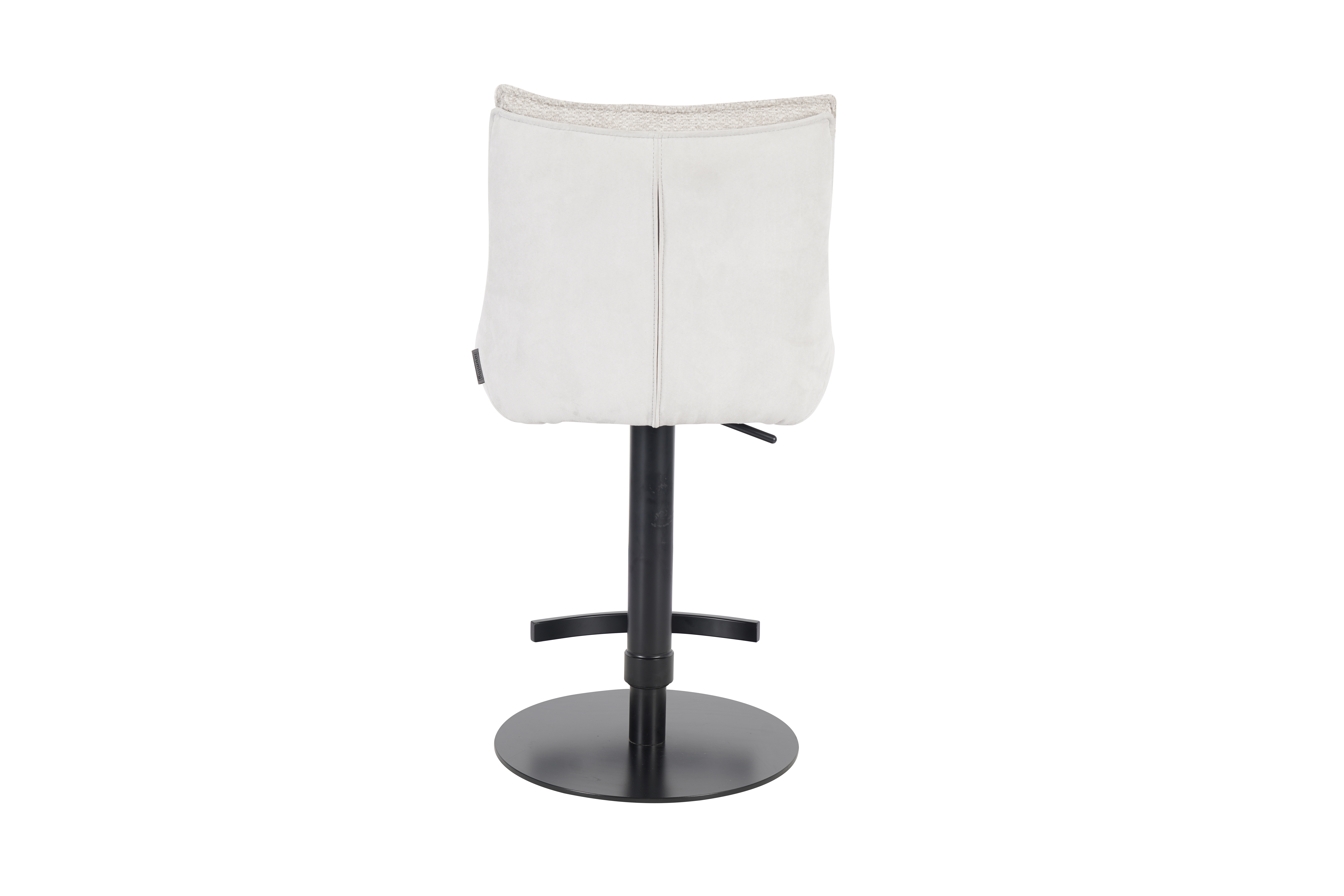 Barhocker, höhenverstellbar, Bezug silver - Mandy