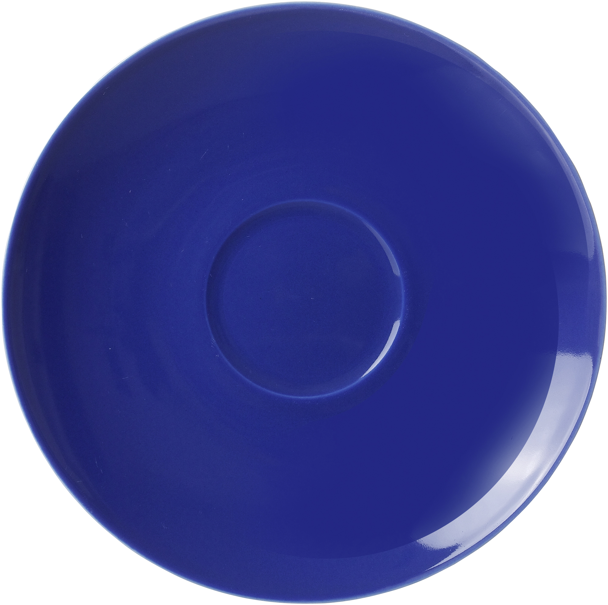 Untertasse Doppio Indigo 16 cm - Porzellan, sü