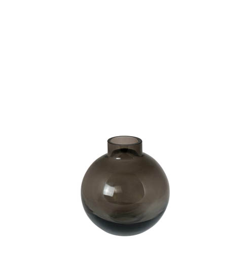 Kugelvase Solento smoke 12 Ø 13h