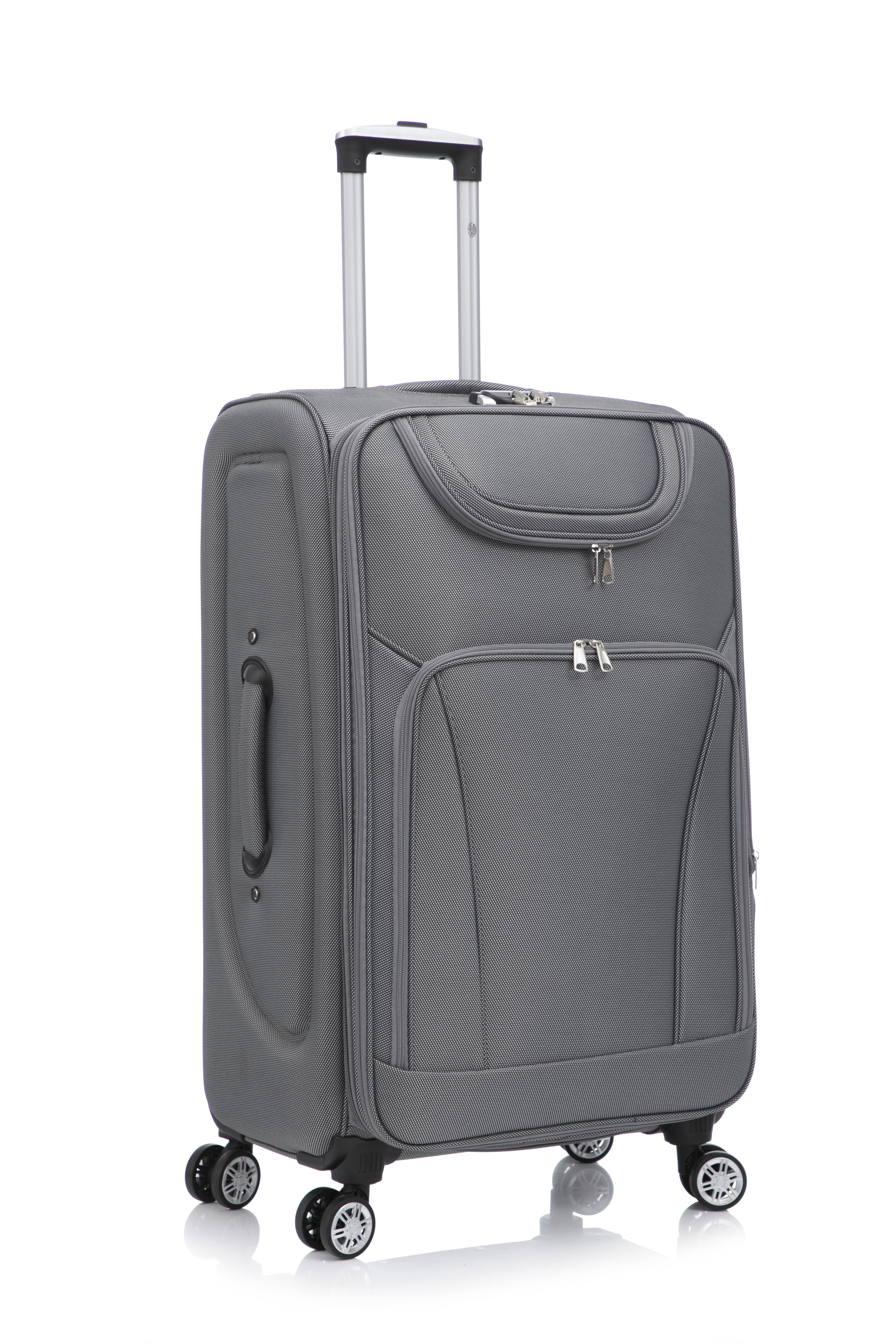 Koffer Maribor, mittel - 65cm, silber