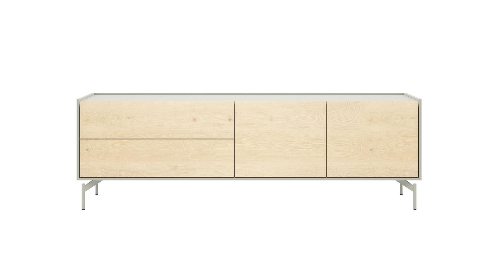 Lowboard, Eiche  - Niora - Xooon