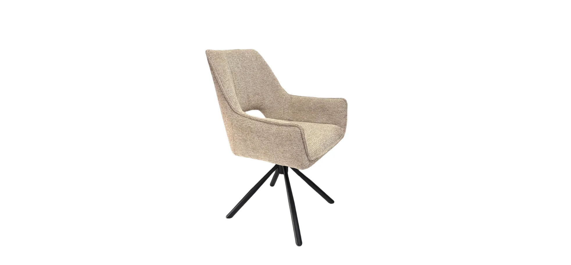 Armlehnstuhl, braun - Maresa