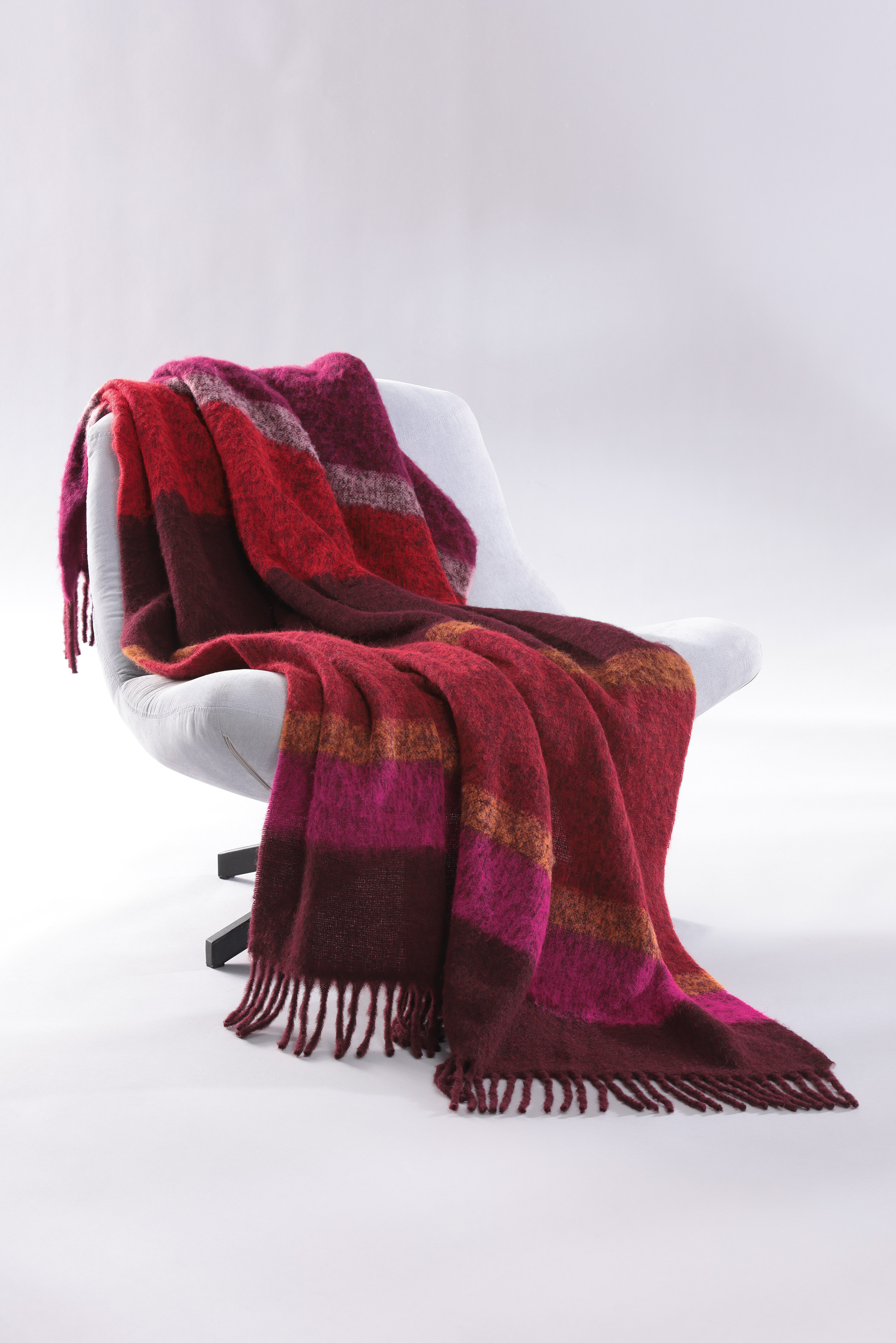 Plaid Mohair Look - 130 x 190 cm