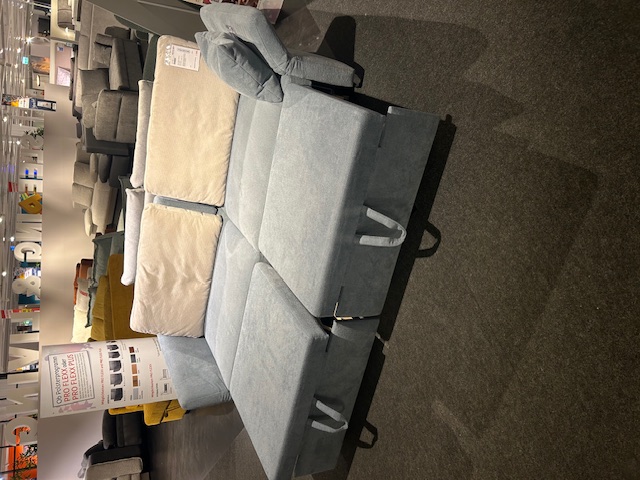 Sofa 2-Sitzig, blau/grau - PRO FLEXX