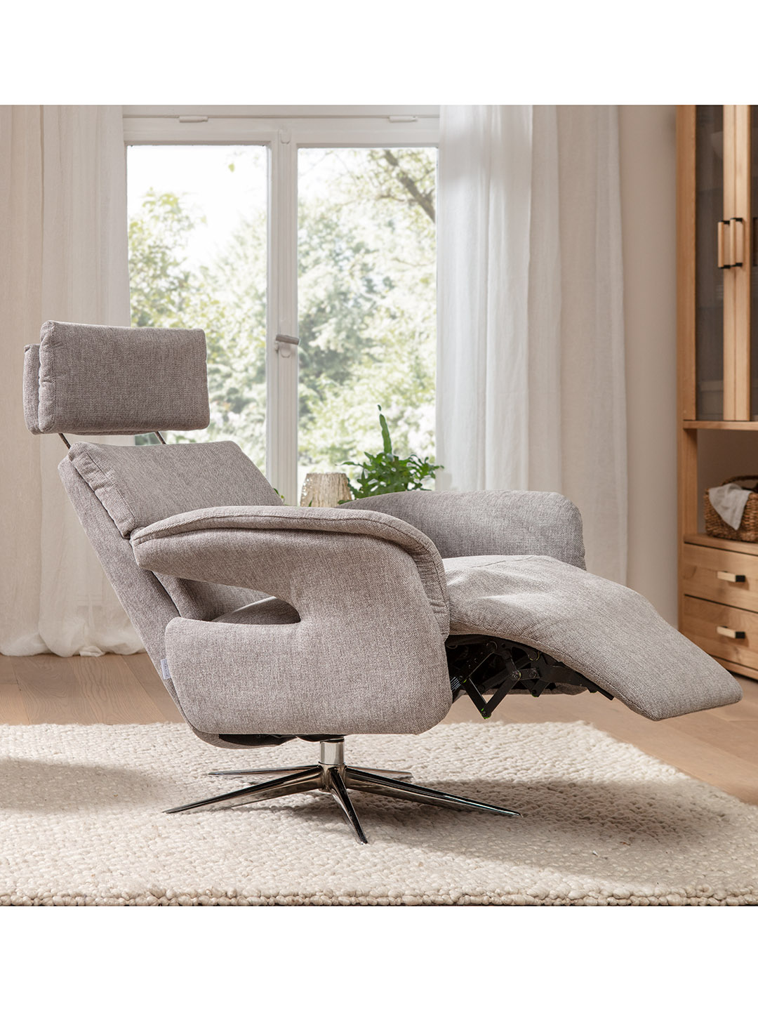 Relaxsessel, medium, 360° drehbar - Amila Lux