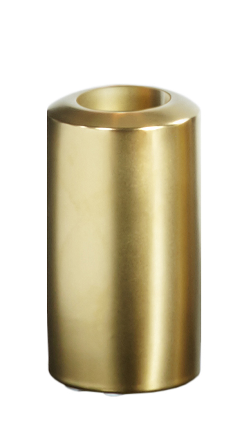 Teelichthalter Amit - matt gold 8,5cm Ø, 15cm Hoch