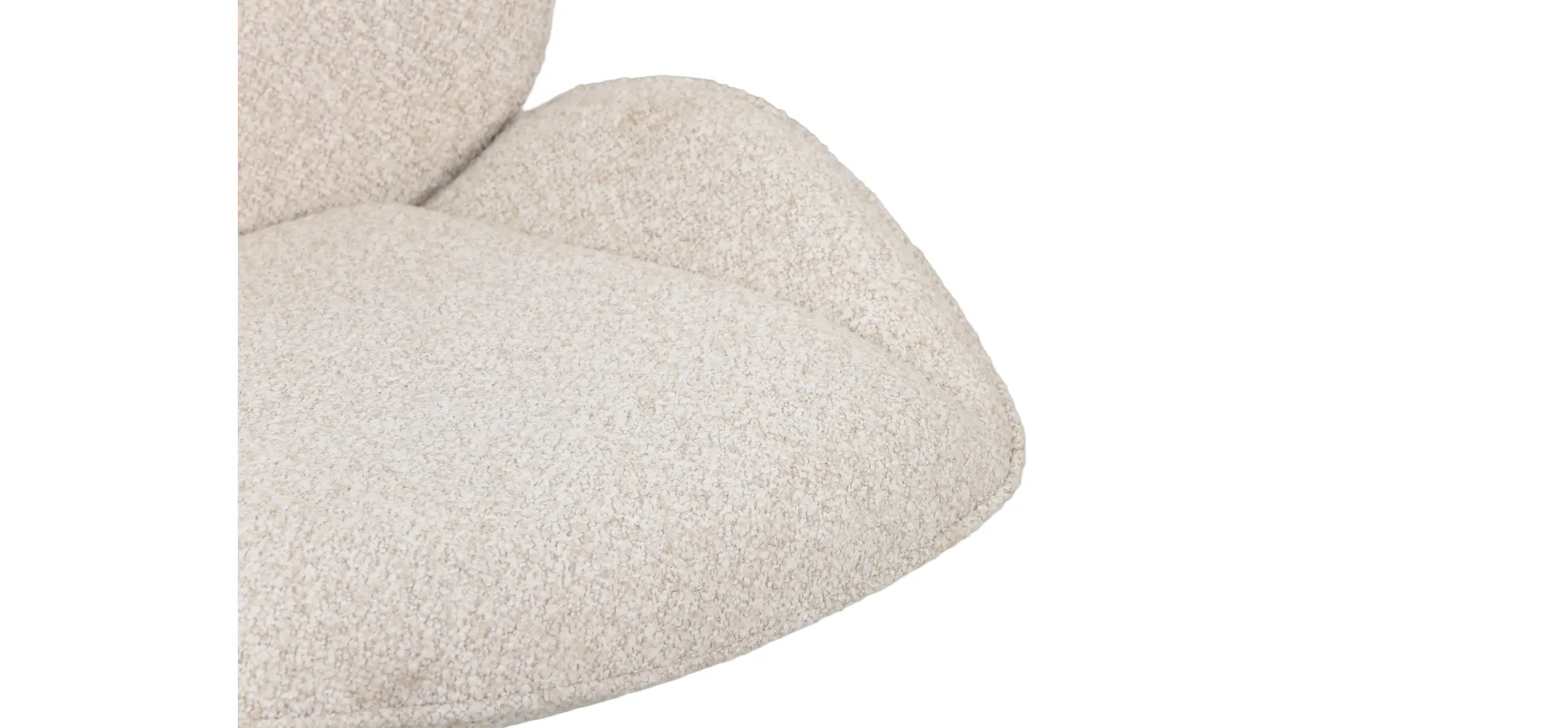 Vierfußstuhl, beige - Mirna