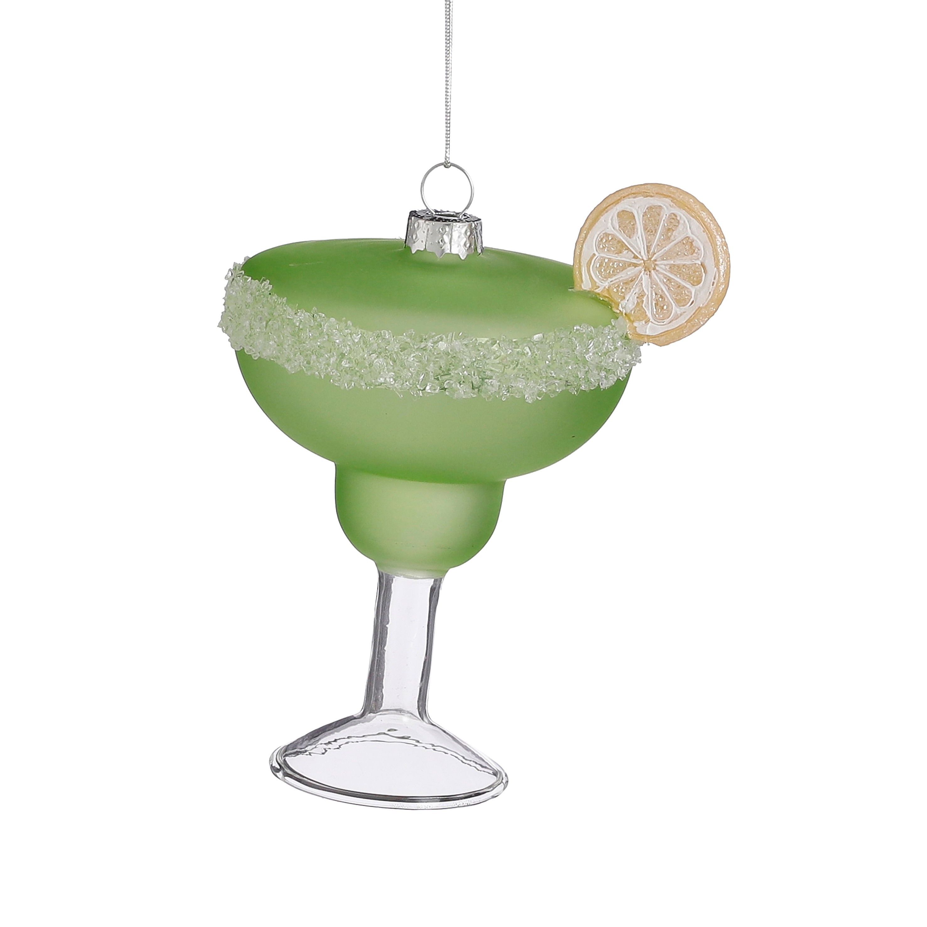 Ornament Cocktail - grün - l9,5xb7,5xh11,5cm