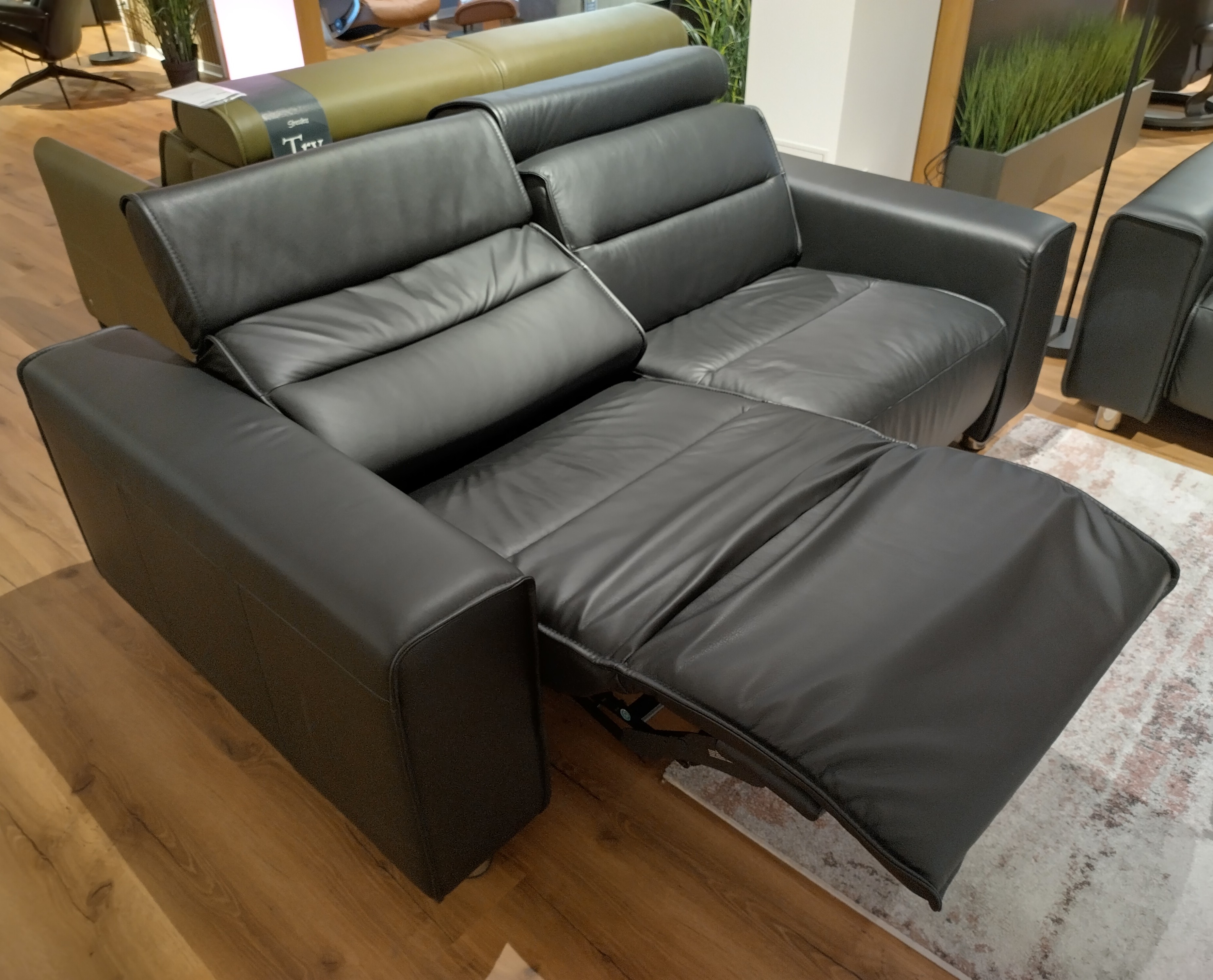 Sofa 2,5-sitzig, Leder  - Emily