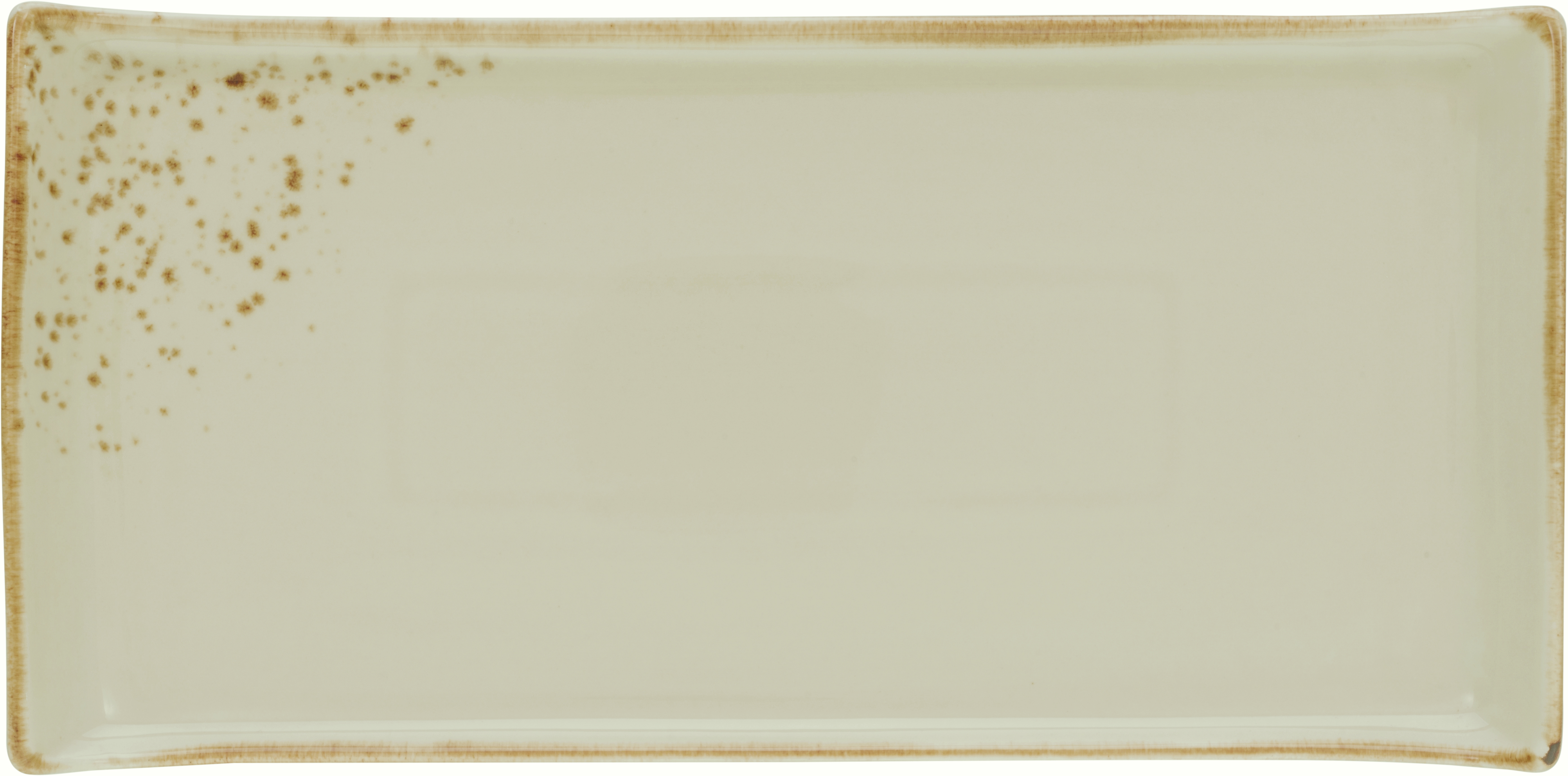 Platte, 16,5x3,5x33 cm - Nature Collection, creme