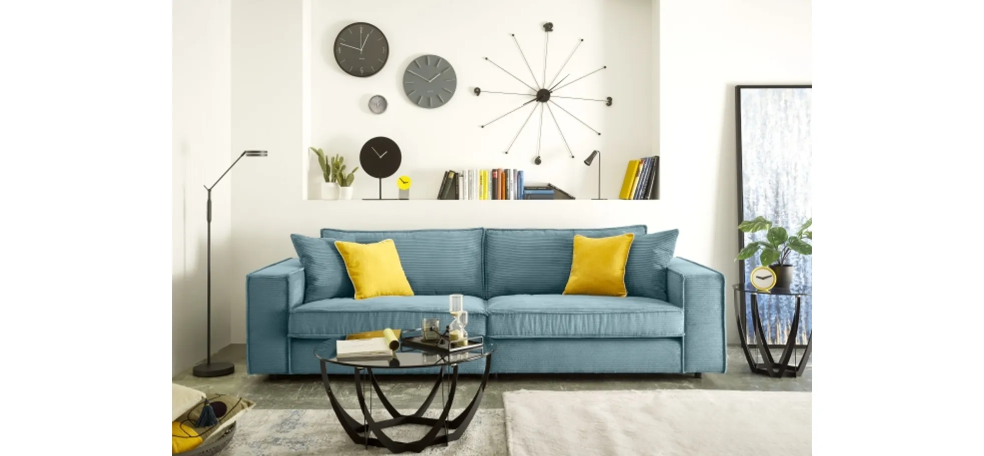 Bild - LB ca. 120x180 cm, Blau
