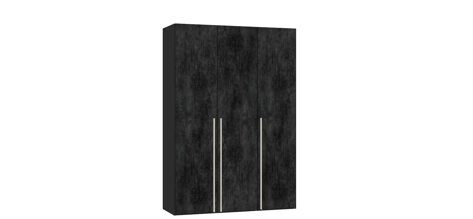 Drehtürenschrank JOIN IT- B ca. 152 cm., Schwarz, Graphit