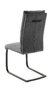 Schwingstuhl, Anthrazit, Gestell schwarz - LS25 Fimo