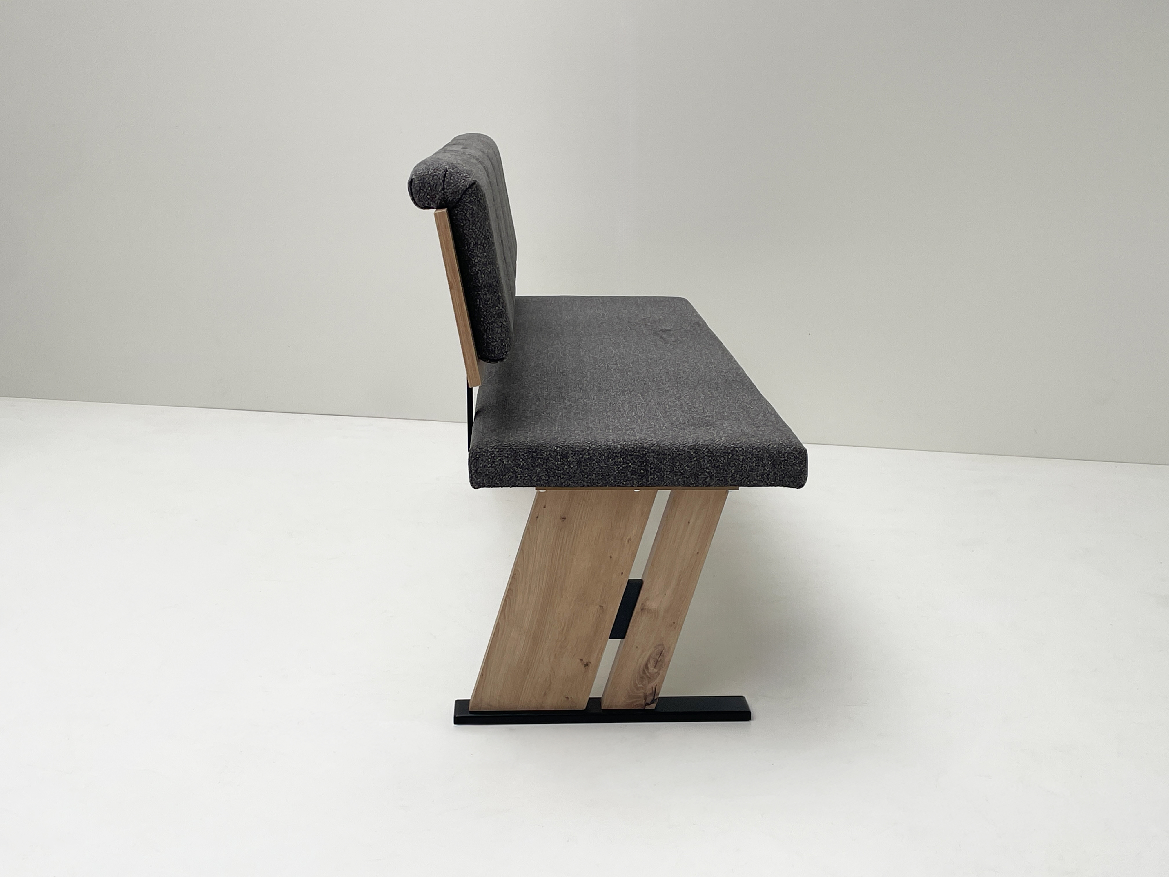 Bankkombination, Stoff mittelgrau - LS26 Catenova