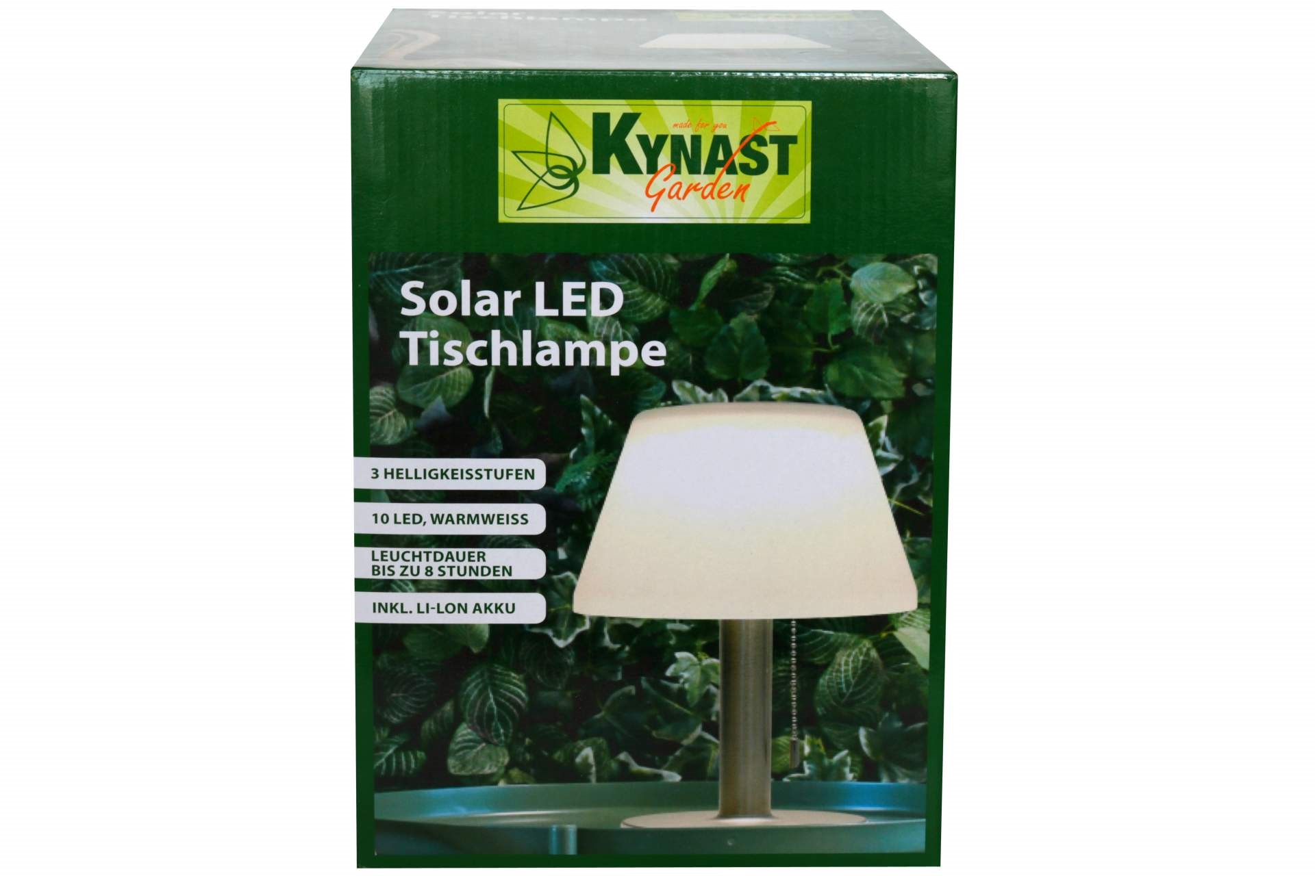 Tischlampe Solar LED - 20x28cm, schwarz, ip44