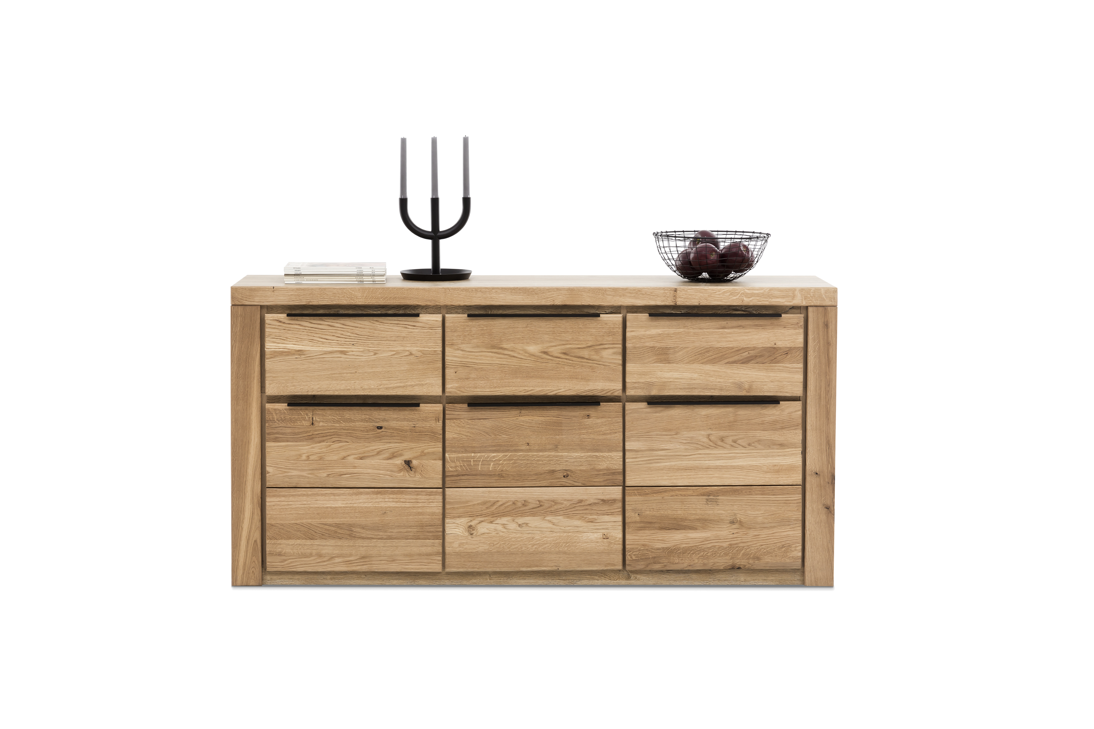 Sideboard, Eiche, 3 Türen, 3 Schübe - Eltia