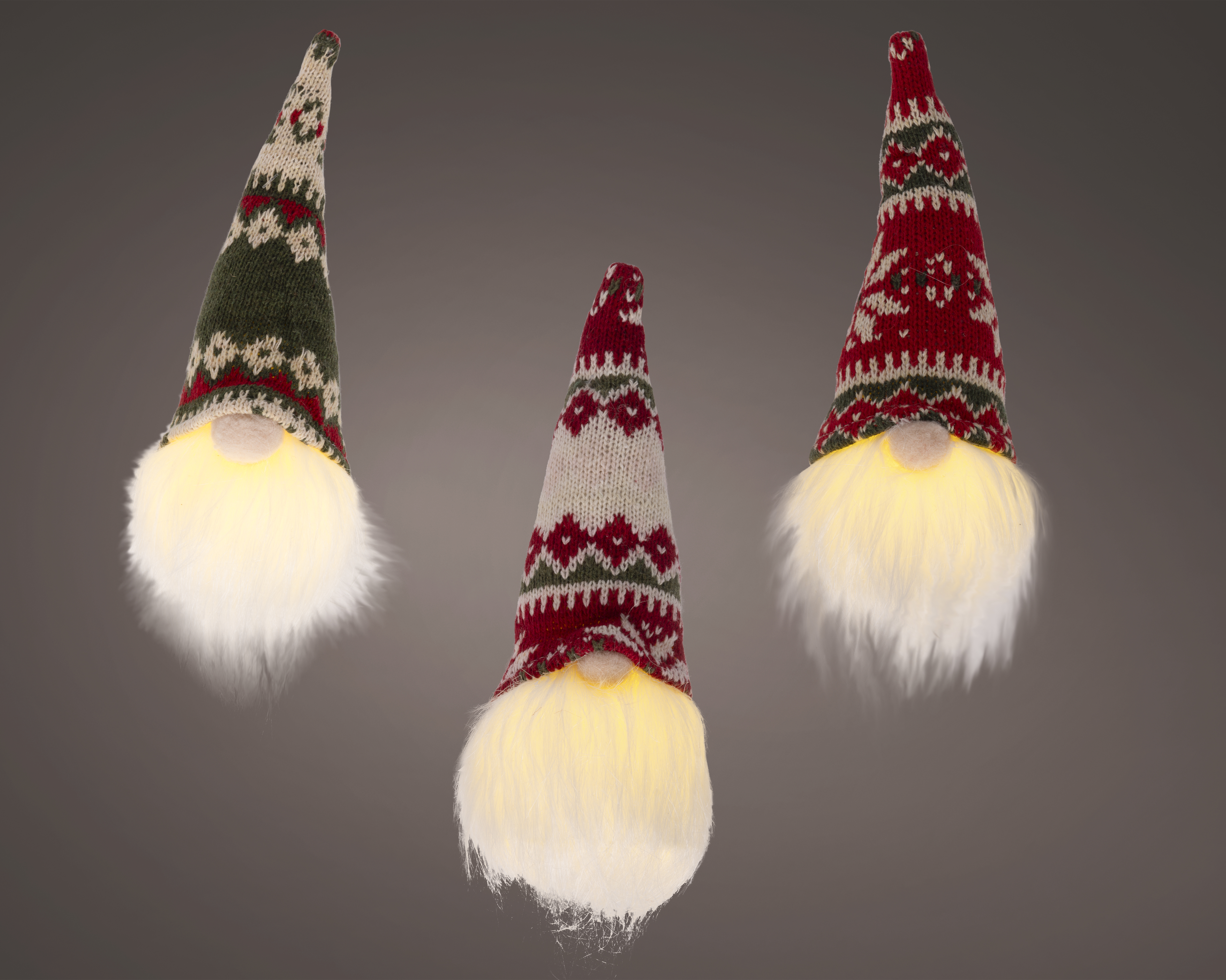 LED Zwerg - warmes weiss, Polyester, L6-W6-H20cm-1L