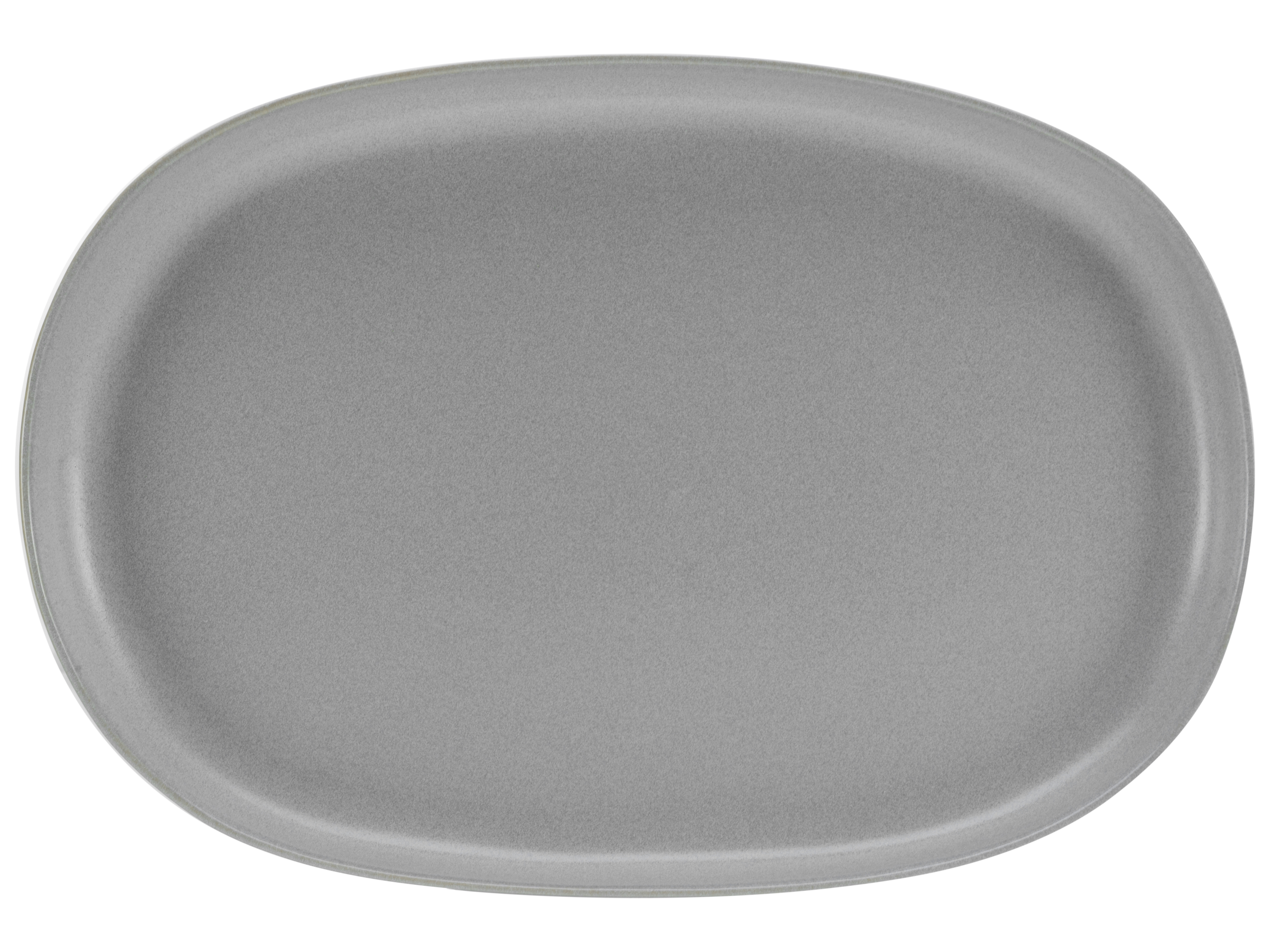 Servierplatte, 33cm - Uno Natural, grau
