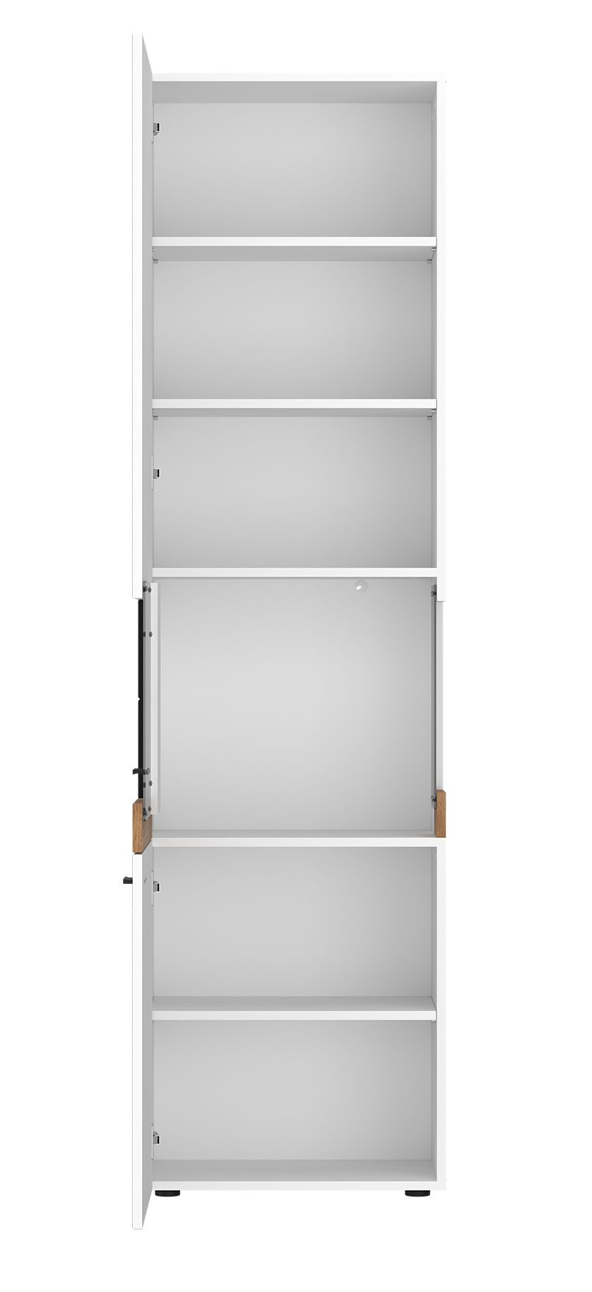 Vitrine, Eiche, Alpinweiß - MyStyle 1019
