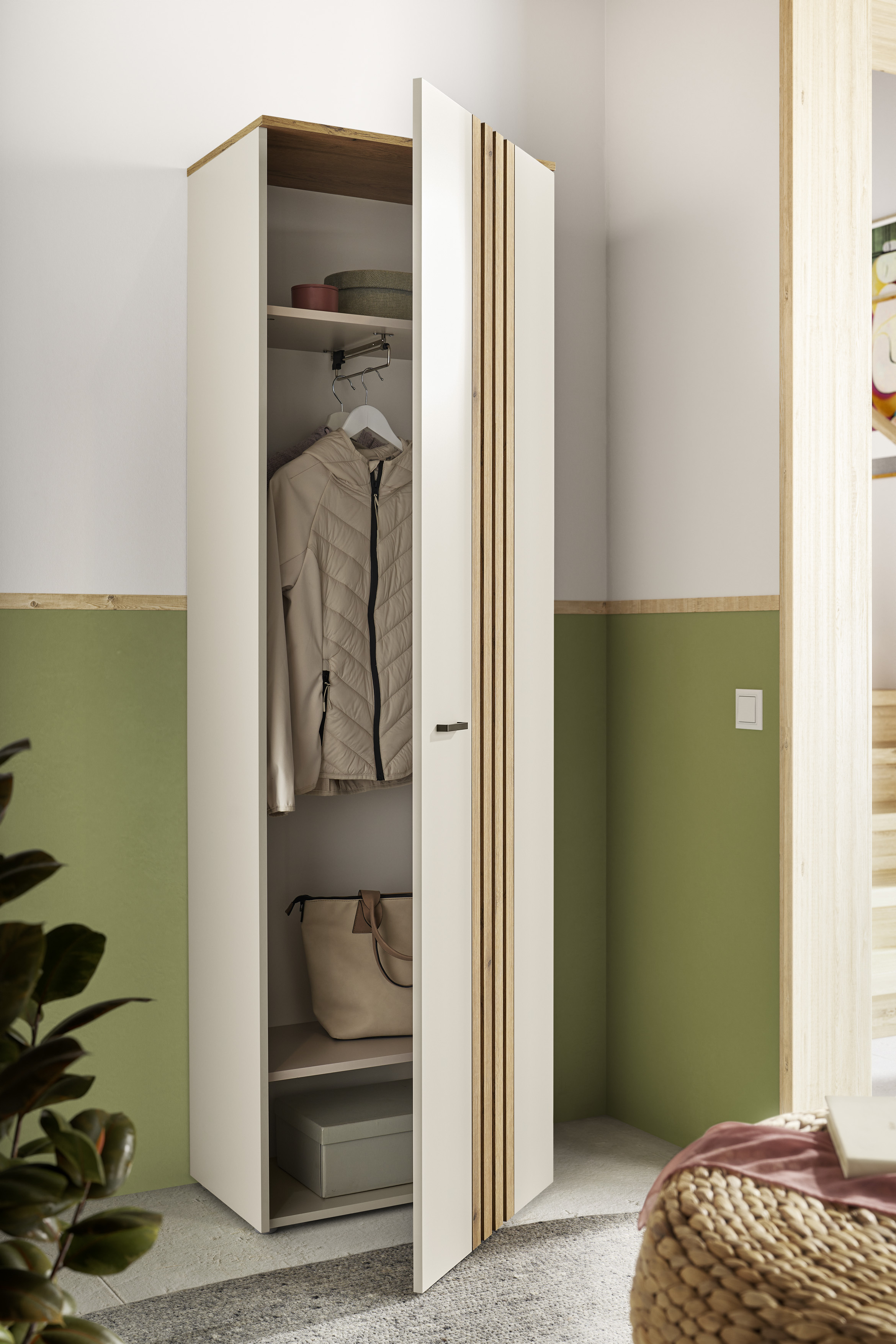 Garderobenschrank, Kaschmir Dekor - MyStyle 6013