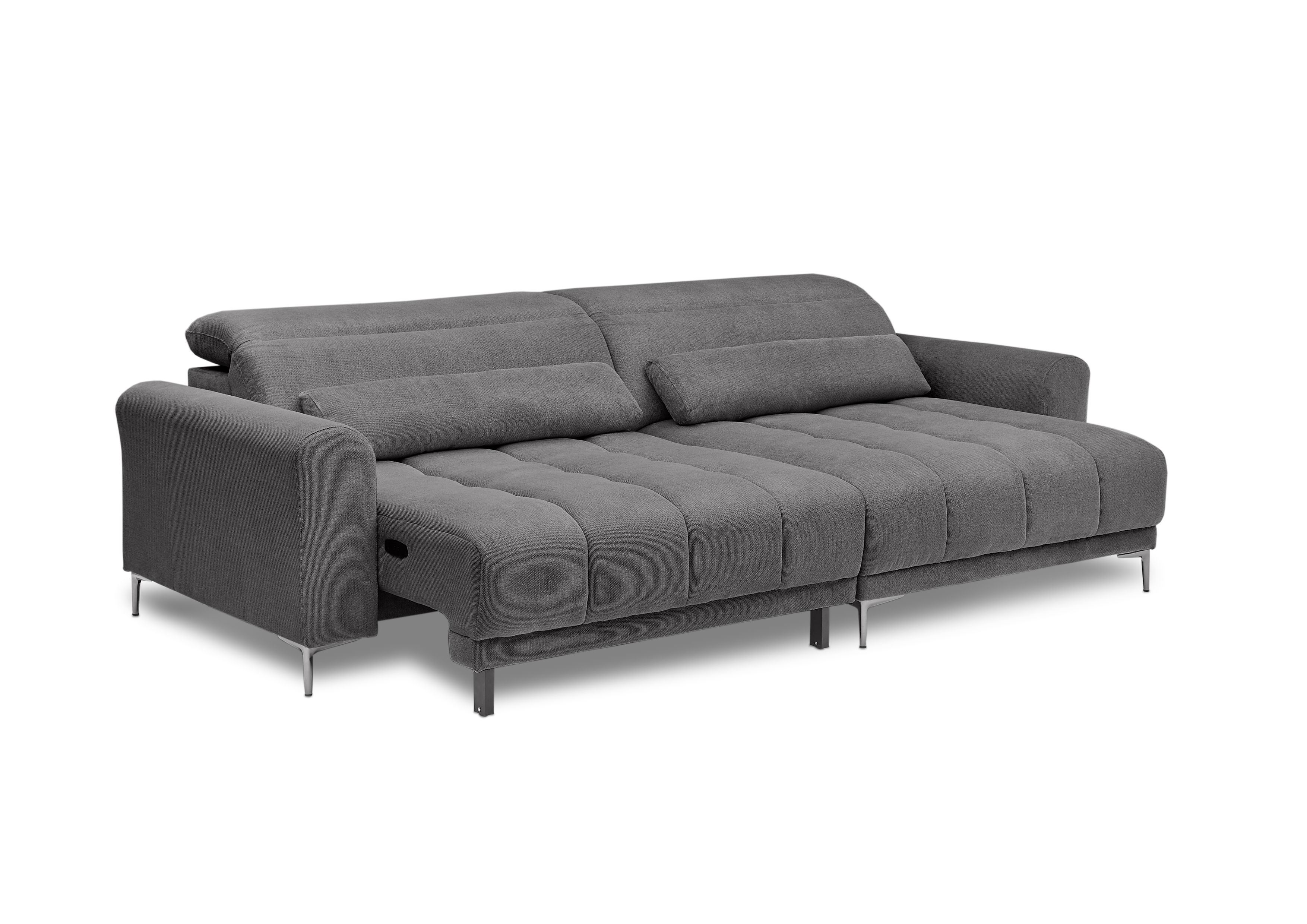 Ecksofa, Stoff graphit  - Minao