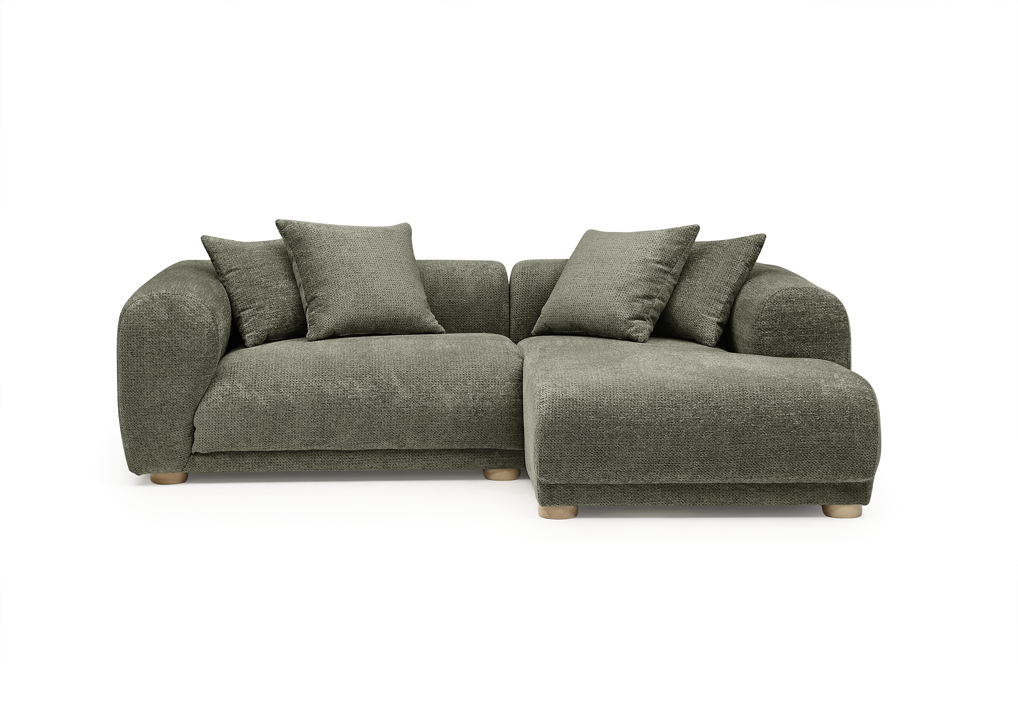 Ecksofa, green tea - Silja