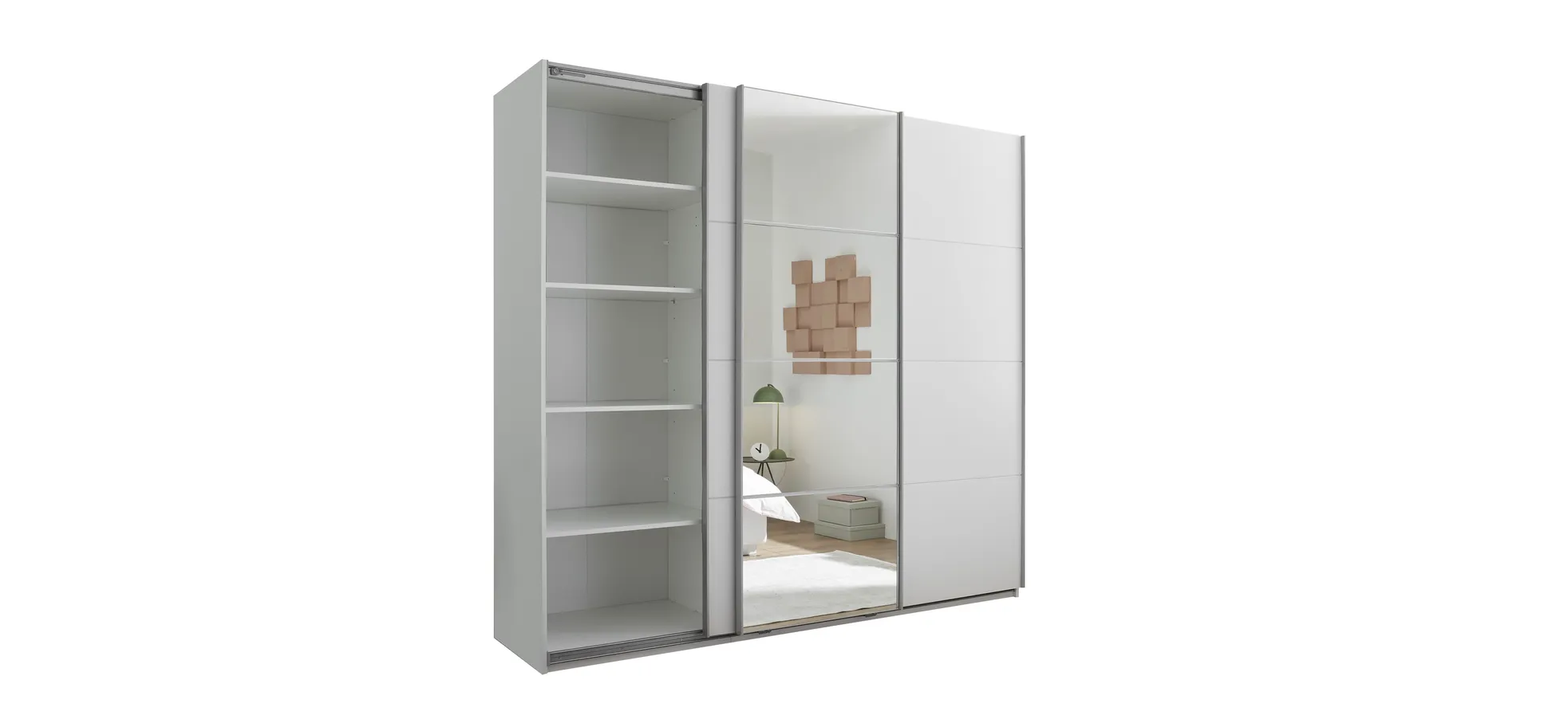 Schwebetürenschrank, weiß - MyStyle 3056 Schwebetürenschrank, weiß - MyStyle 3056