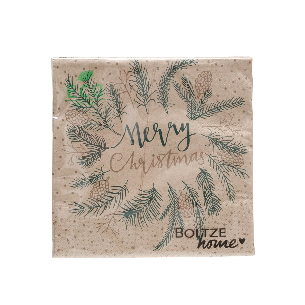 Servietten Calma, 20 tlg. - Floral, Recyceltes Papier