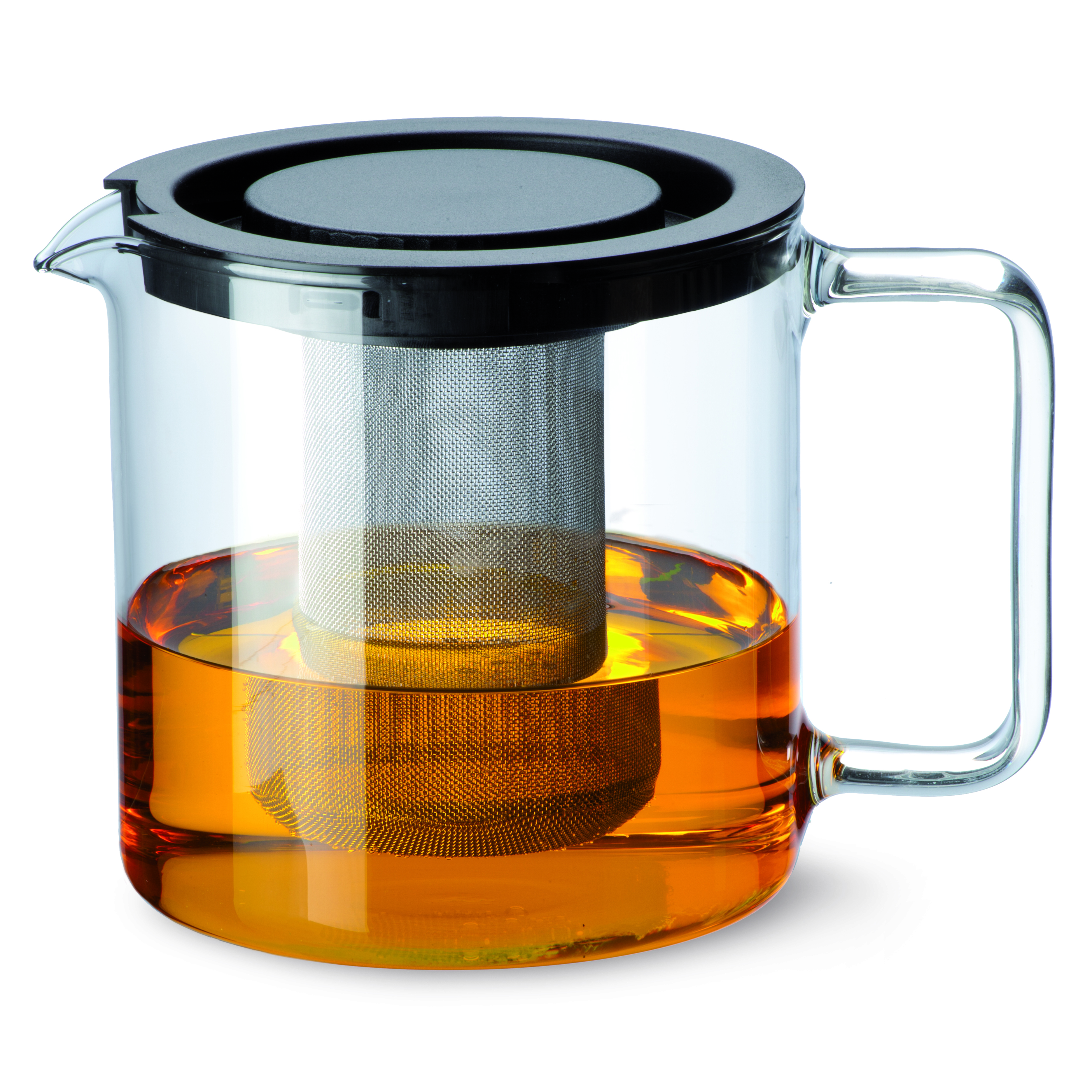 Teekanne mit Sieb - borosilikatglas, 1,3l