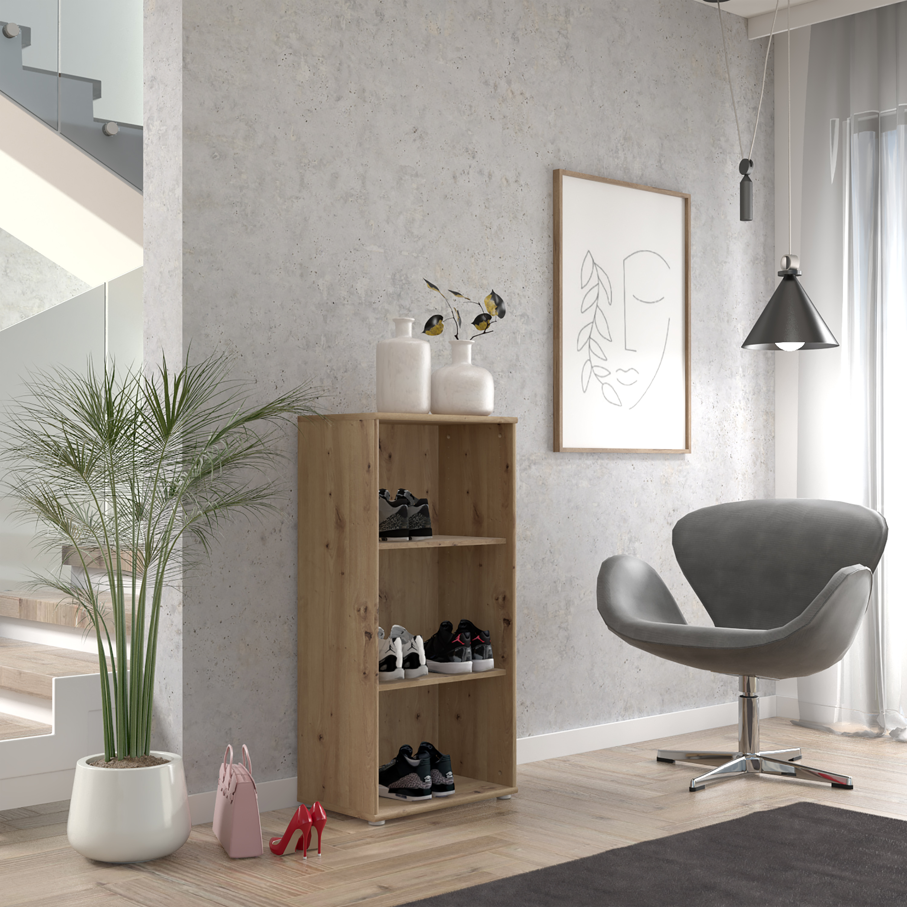 Regal, Artisan Eiche - Faik