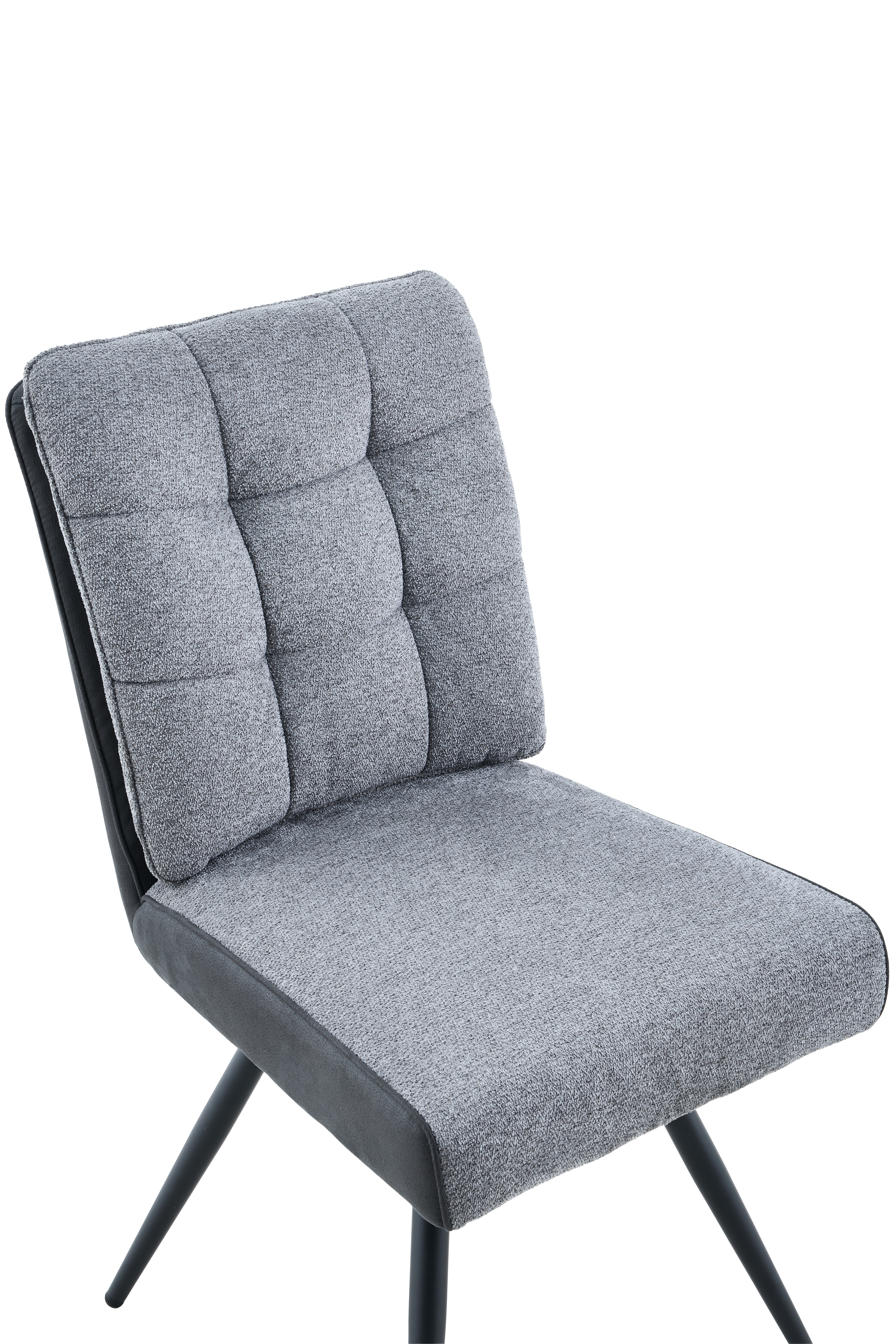 Vierfußstuhl, Microfaser dunkelgrau - MyStyle 4083
