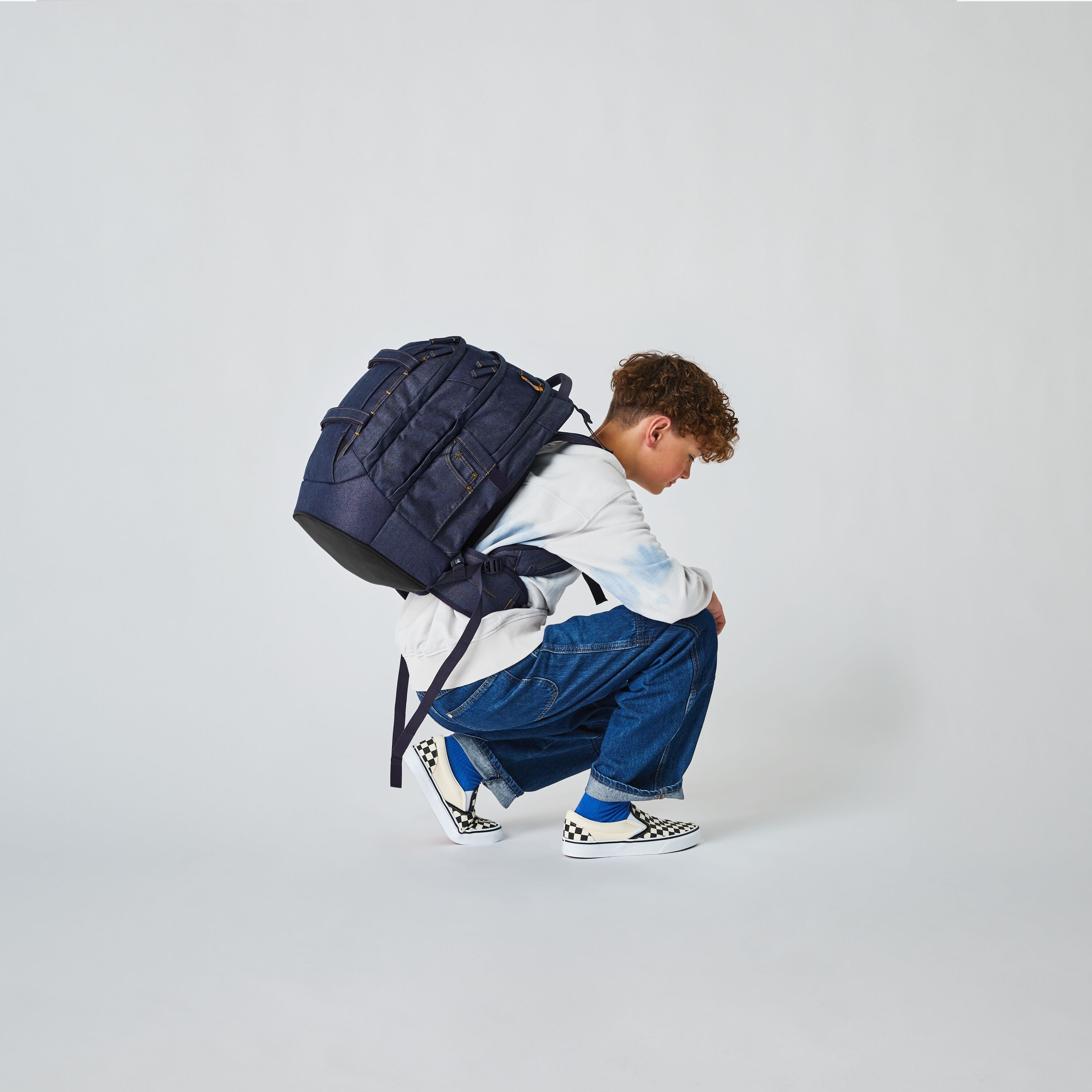 Schulrucksack Set Denim Blue - Satch Pack Set Schulrucksack Set Denim Blue - Satch Pack Set
