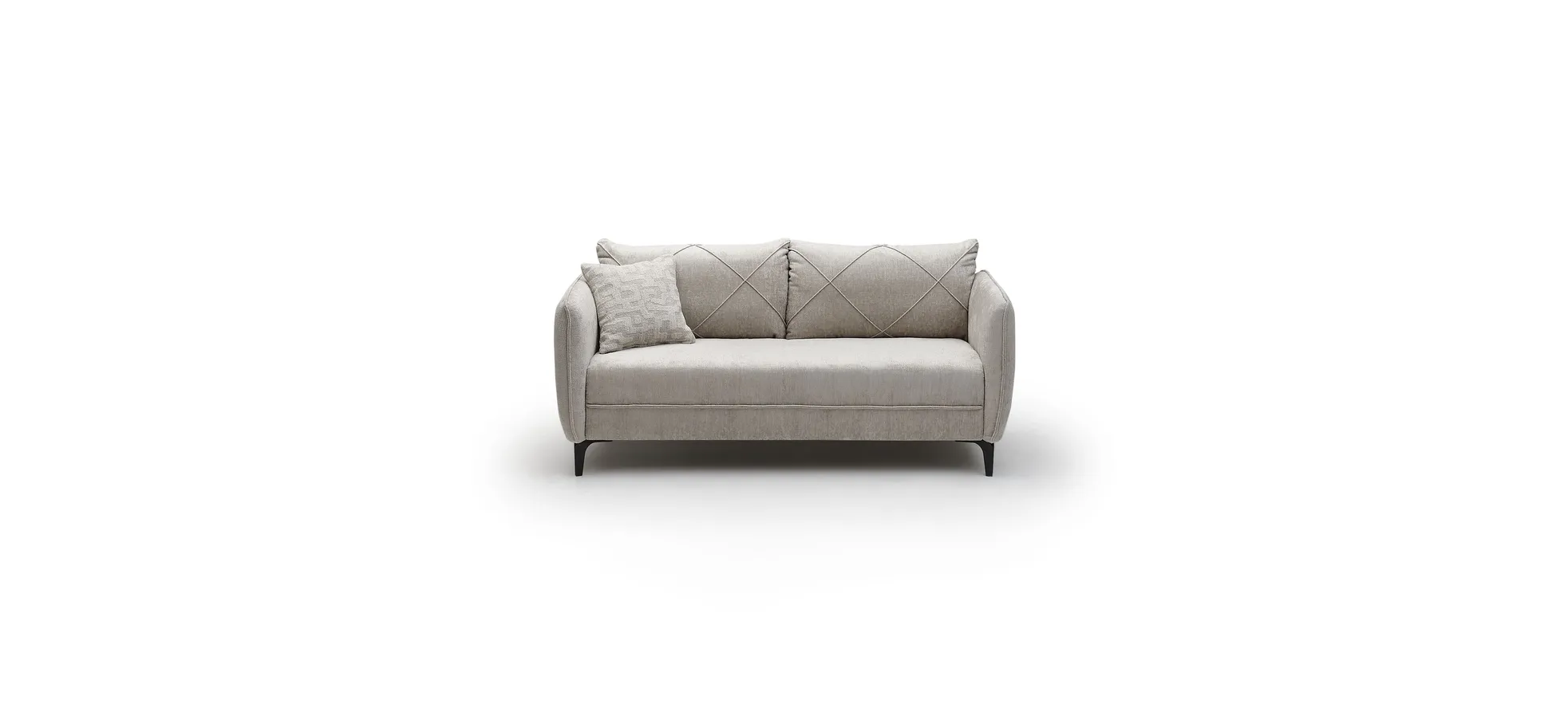 Sofa, 2,5-Sitzer, Rücken echt,177 cm breit - Jerina
