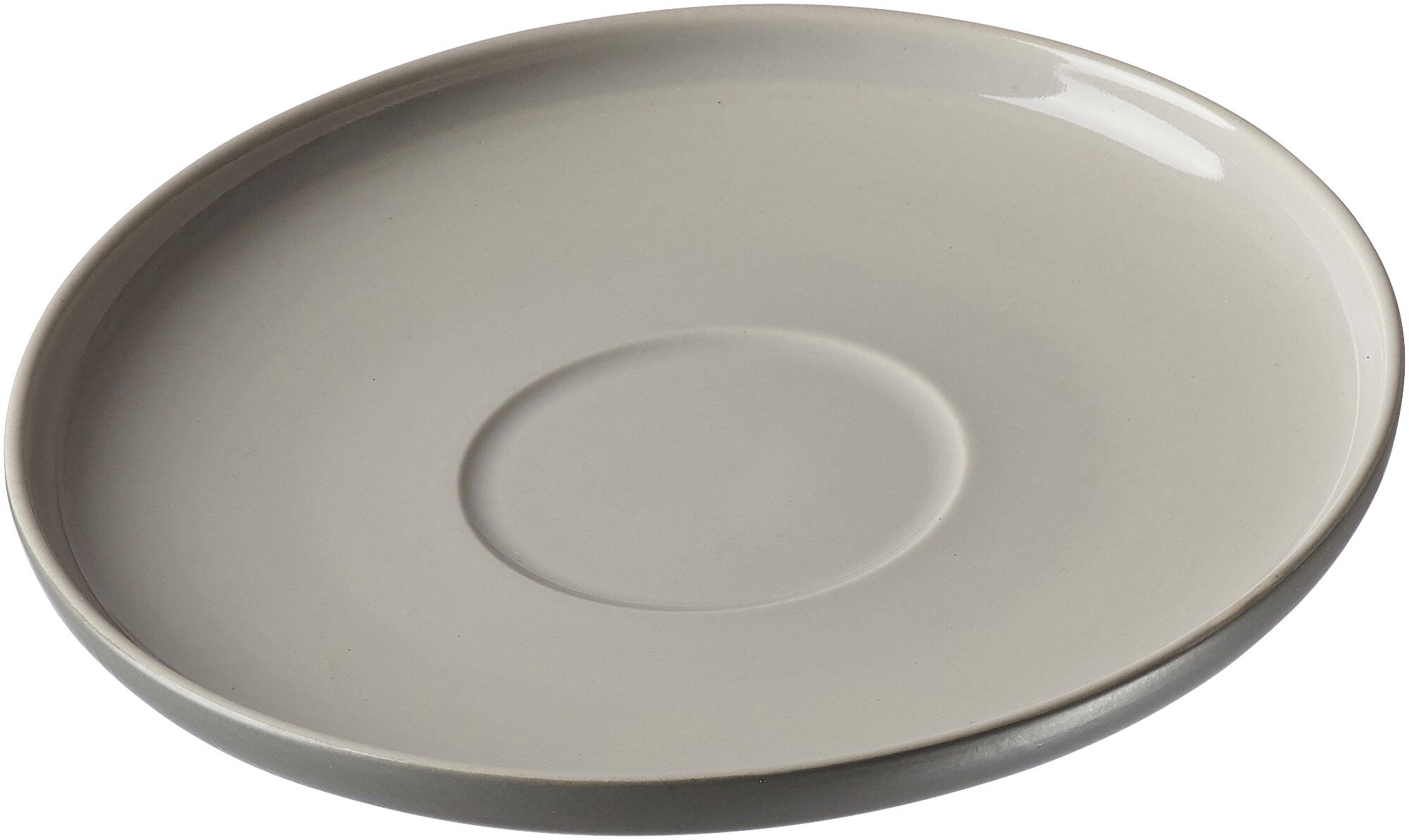 Untertasse Jasper Grau 15 cm - Steinzeug, spülmaschinenfest, rund, grau